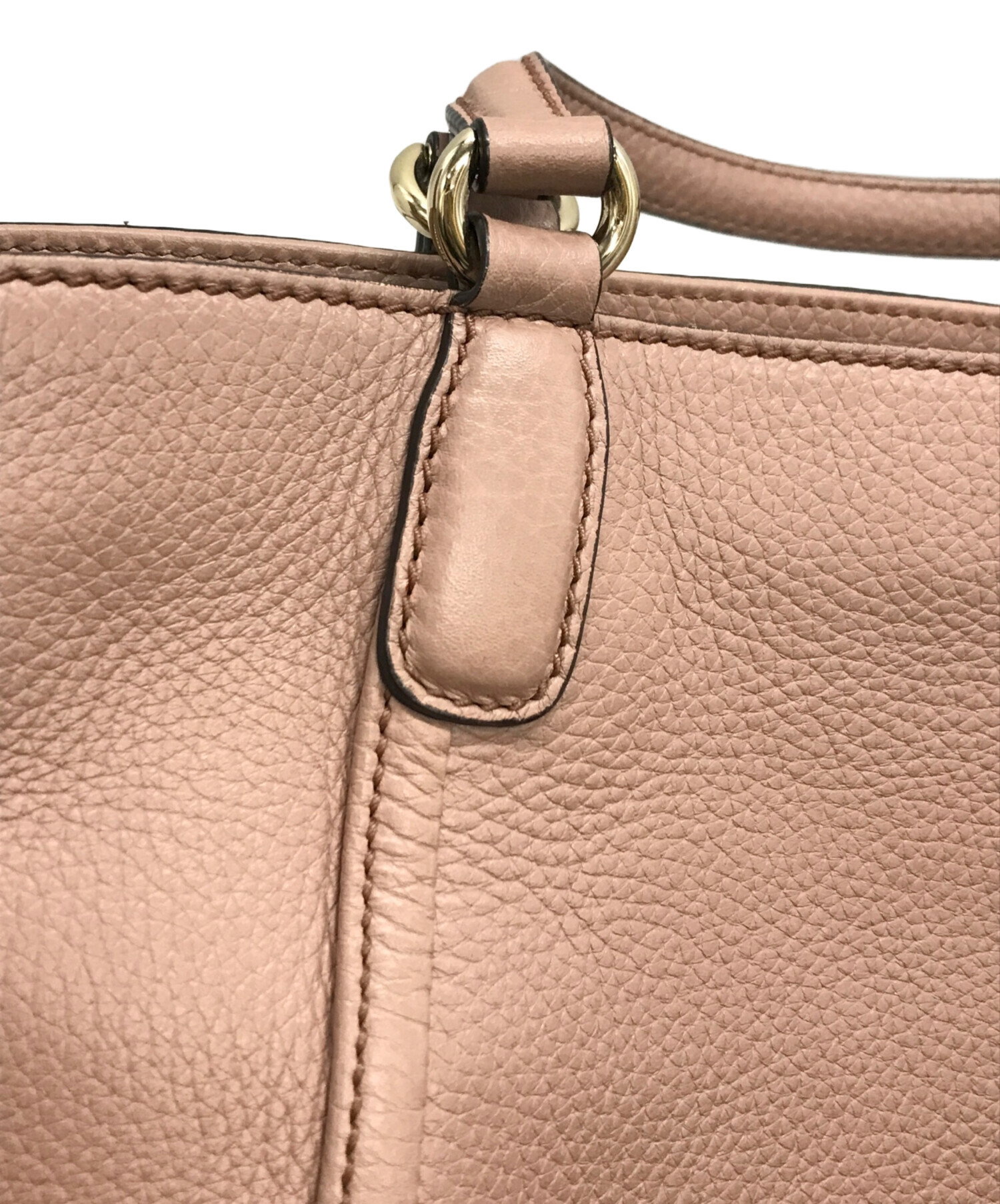 中古・古着通販】GUCCI (グッチ) ソーホー 2WAYトートバッグ ピンク