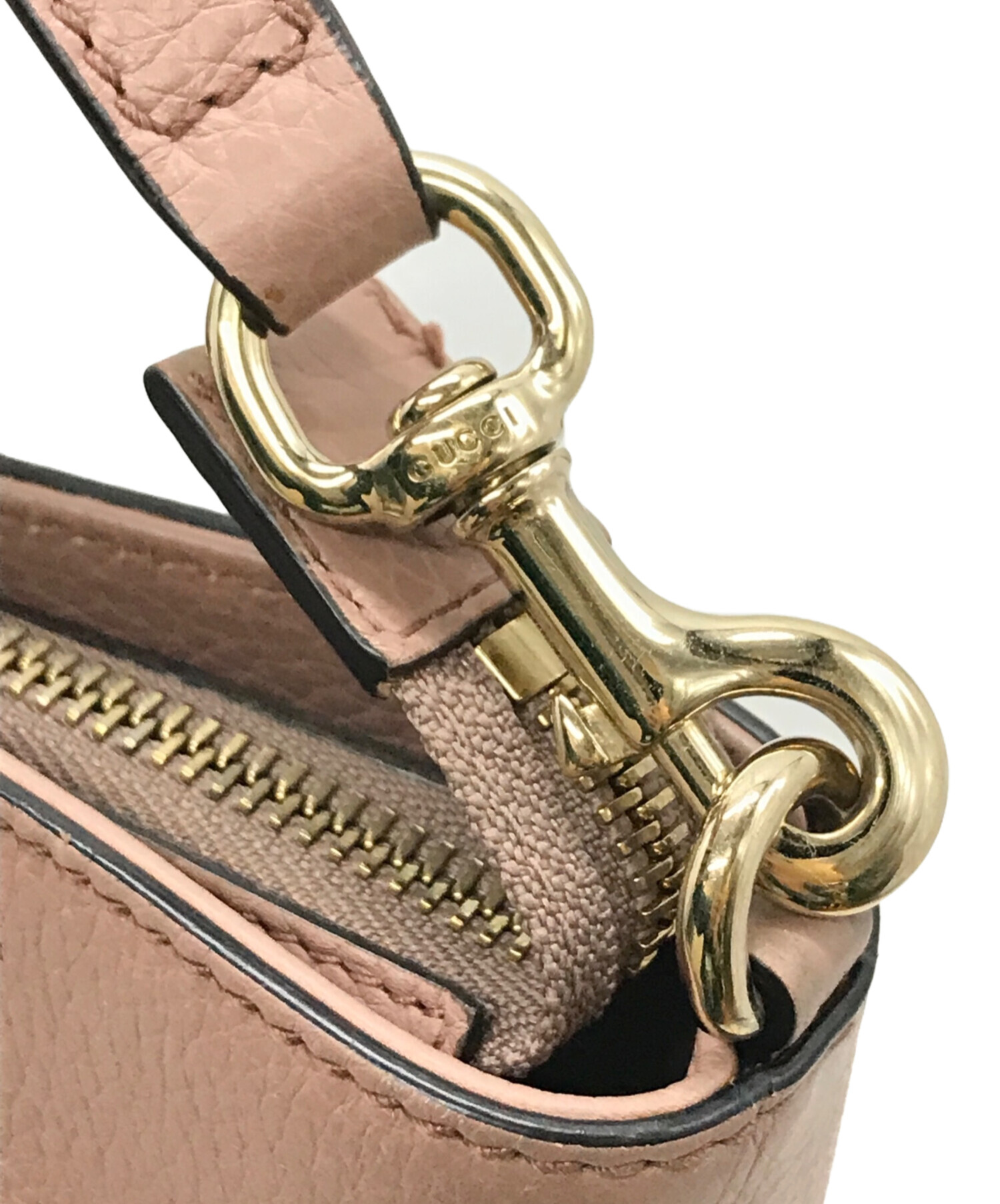 中古・古着通販】GUCCI (グッチ) ソーホー 2WAYトートバッグ ピンク