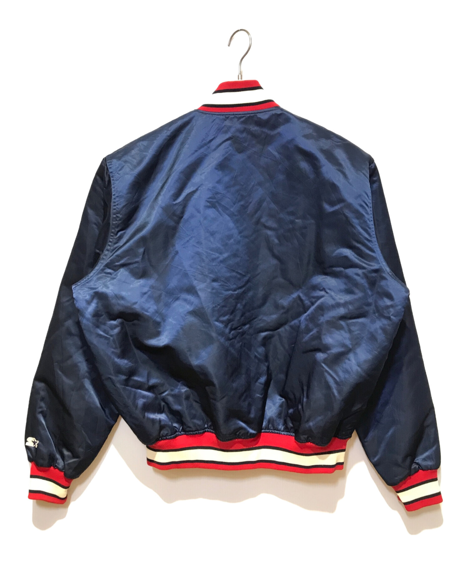 【激レア/美品】TEDMAN スタジャン　袖レザー　ネイビーブルー 激レア/美品】TEDMAN スタジャン 袖レザー ネイビーブルー