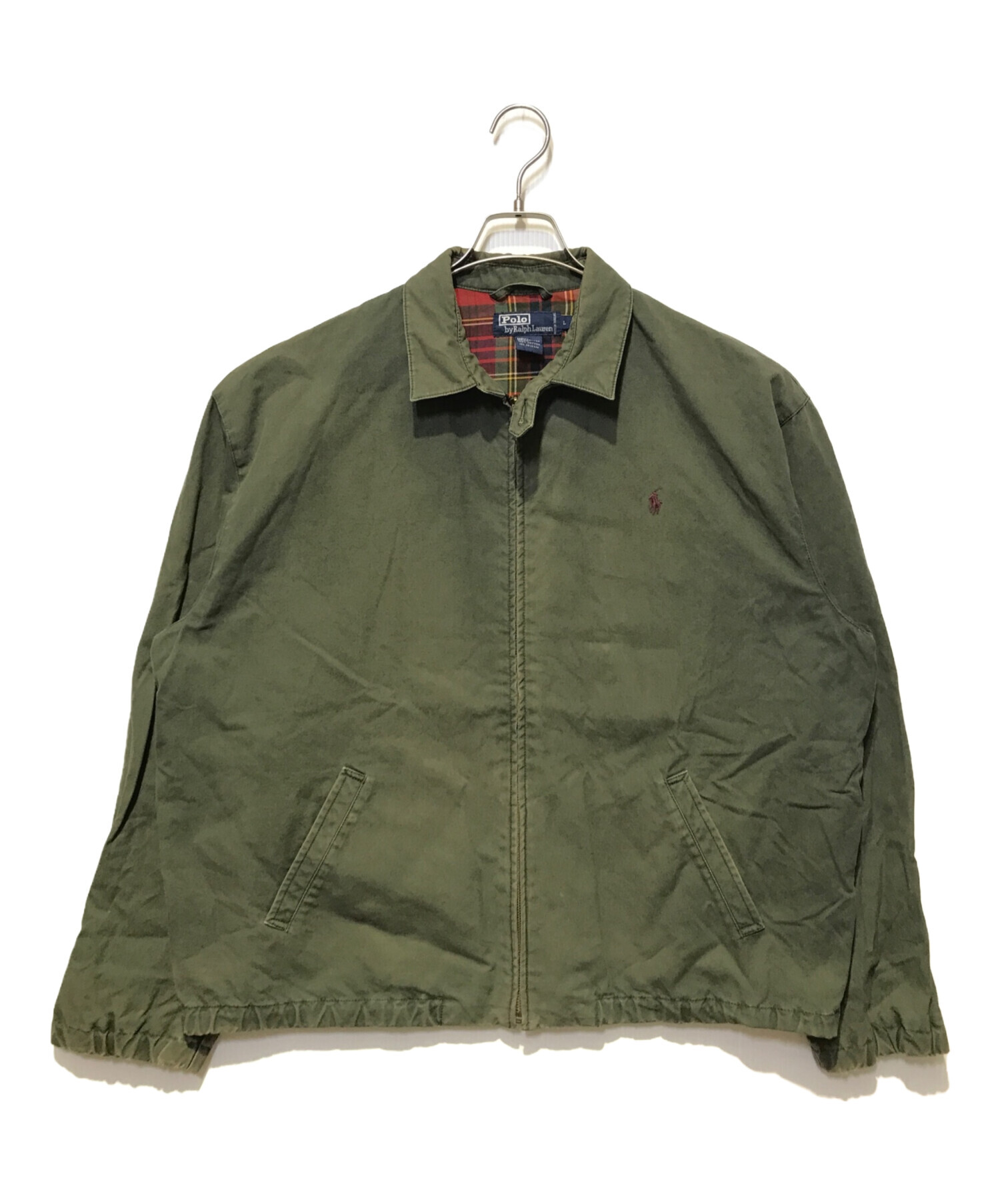 Polo by Ralph Lauren スイングトップLサイズ カーキ 中古・古着通販】POLO RALPH LAUREN (ポロ・ラルフローレン) スイング