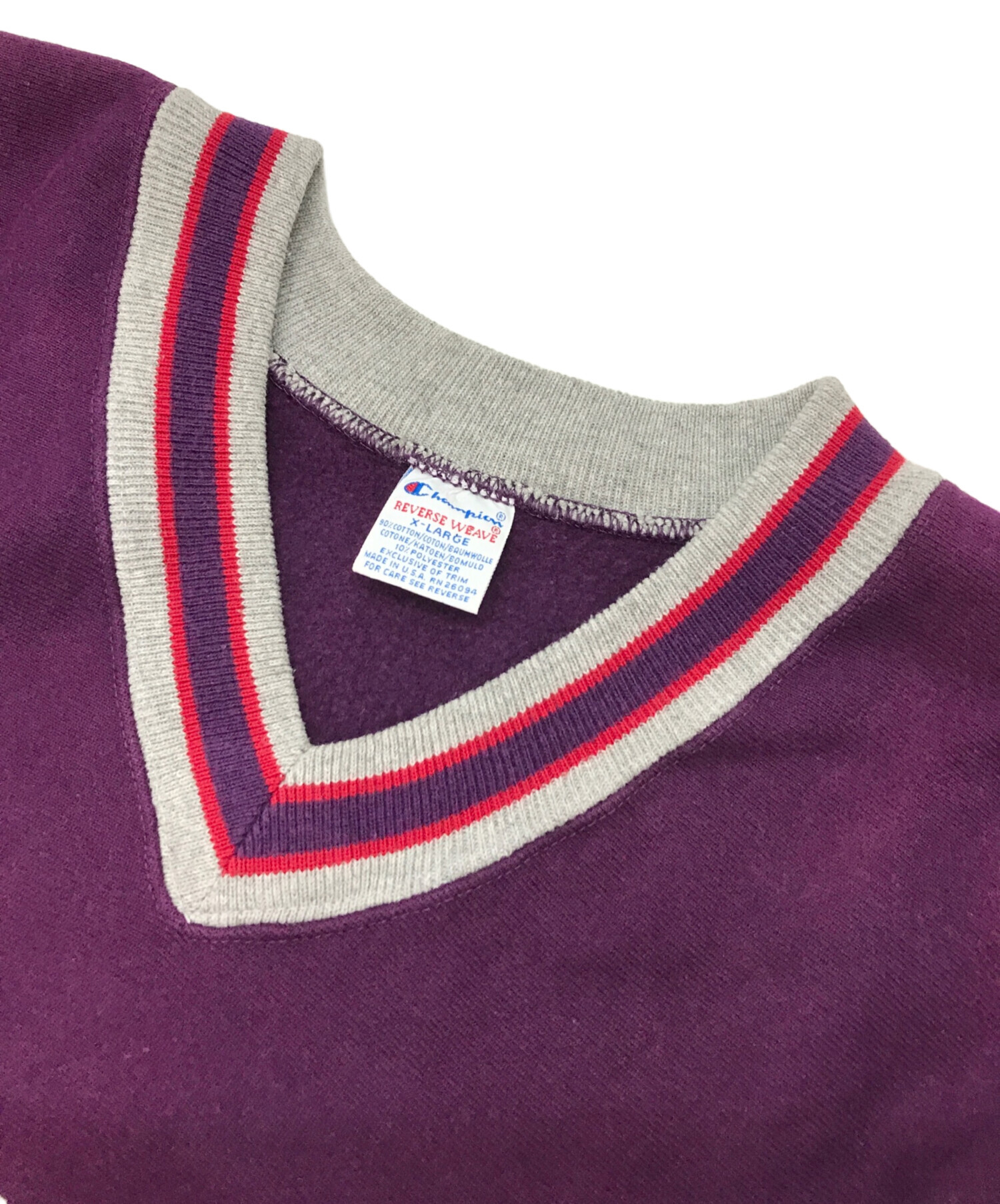 中古・古着通販】Champion (チャンピオン) ［古着］90's リブライン V