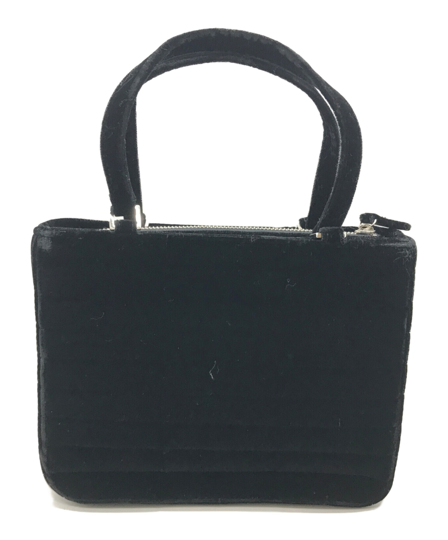 Courreges クレージュ ヴィンテージ ベロア ハンドバッグ クレージュ courreges ハンドバッグ ベロア グレー - メルカリ