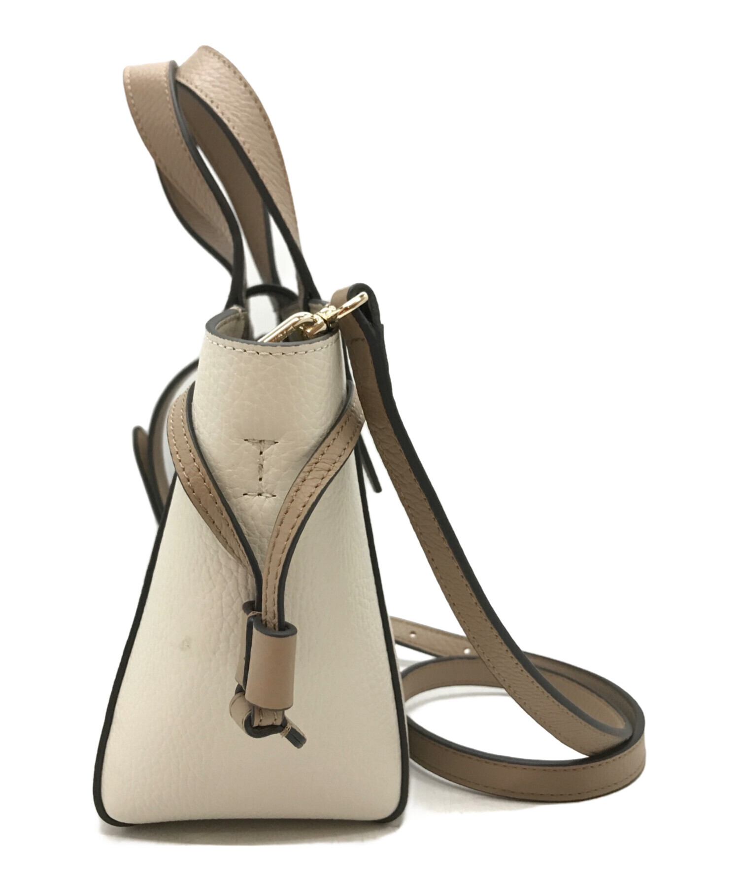 中古・古着通販】FURLA (フルラ) NET トートバッグ MINI ベージュ 
