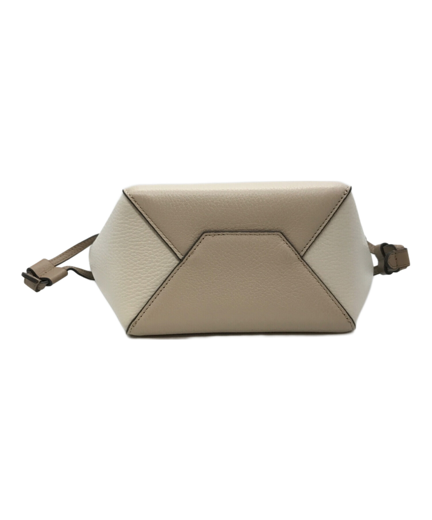 中古・古着通販】FURLA (フルラ) NET トートバッグ MINI ベージュ 