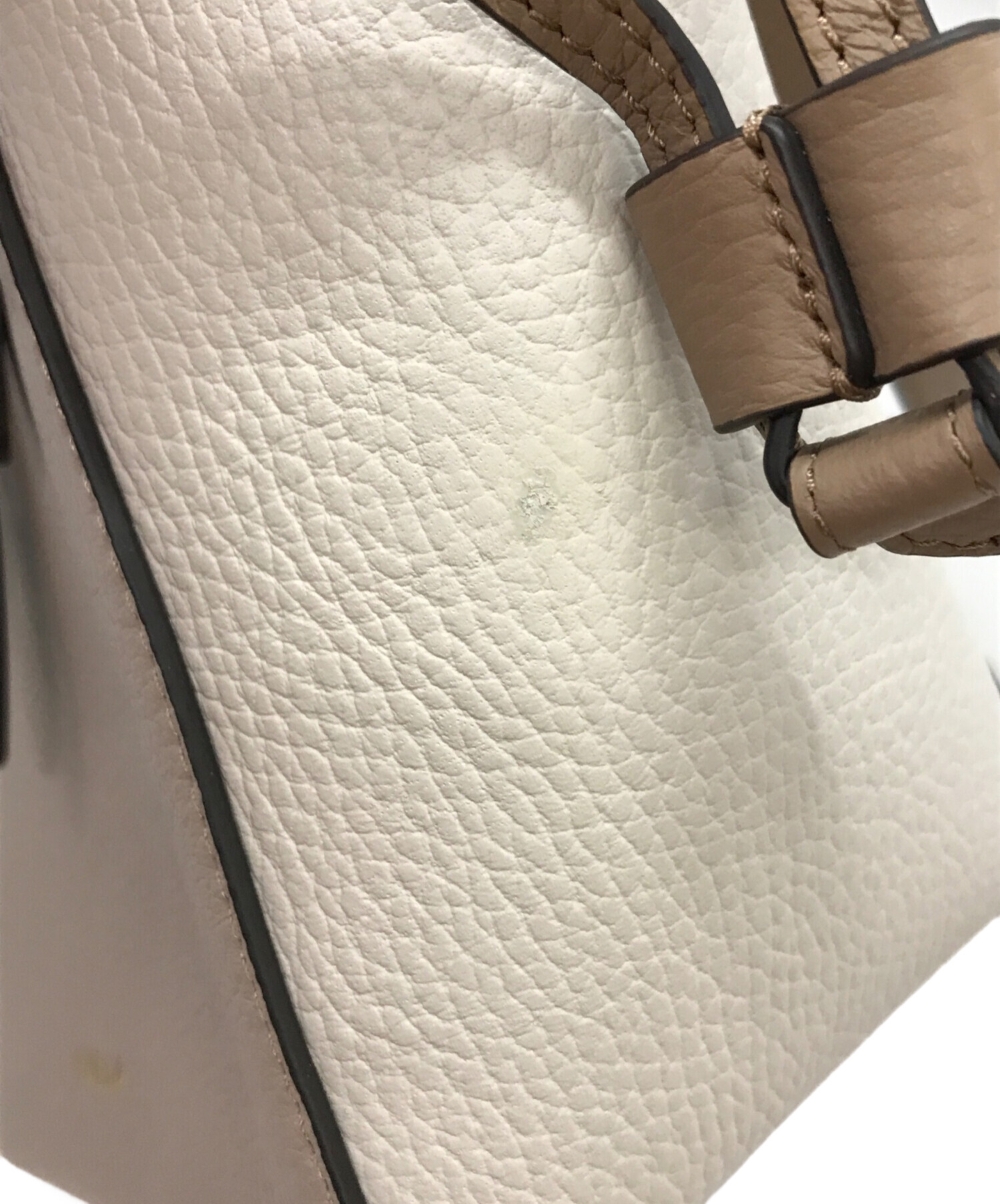 中古・古着通販】FURLA (フルラ) NET トートバッグ MINI ベージュ 