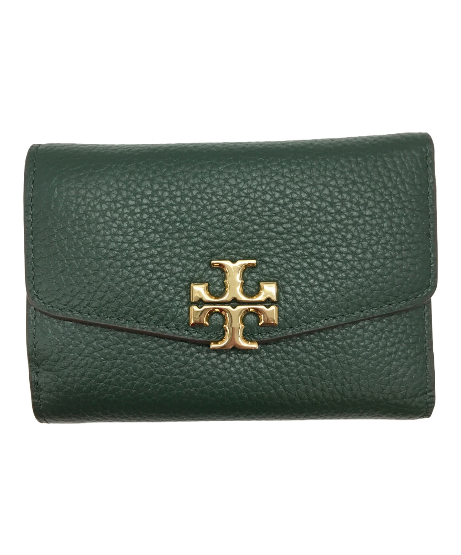 中古・古着通販】TORY BURCH (トリーバーチ) 2つ折り財布 グリーン 