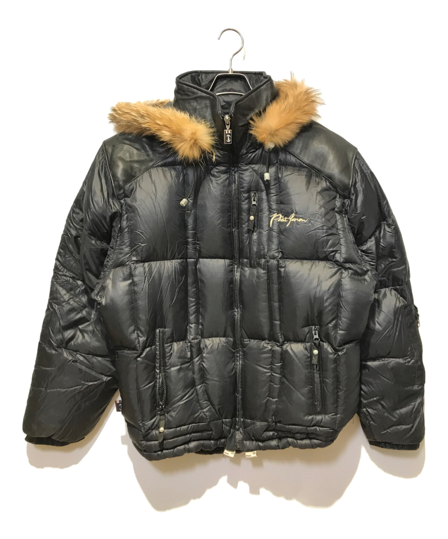 ファットーファームレザーダウンジャケット