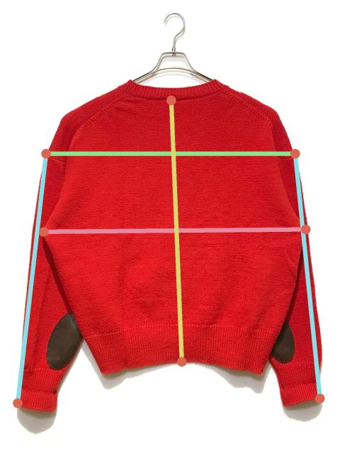 中古・古着通販】refomed (リフォメッド) ニット レッド サイズ:下記