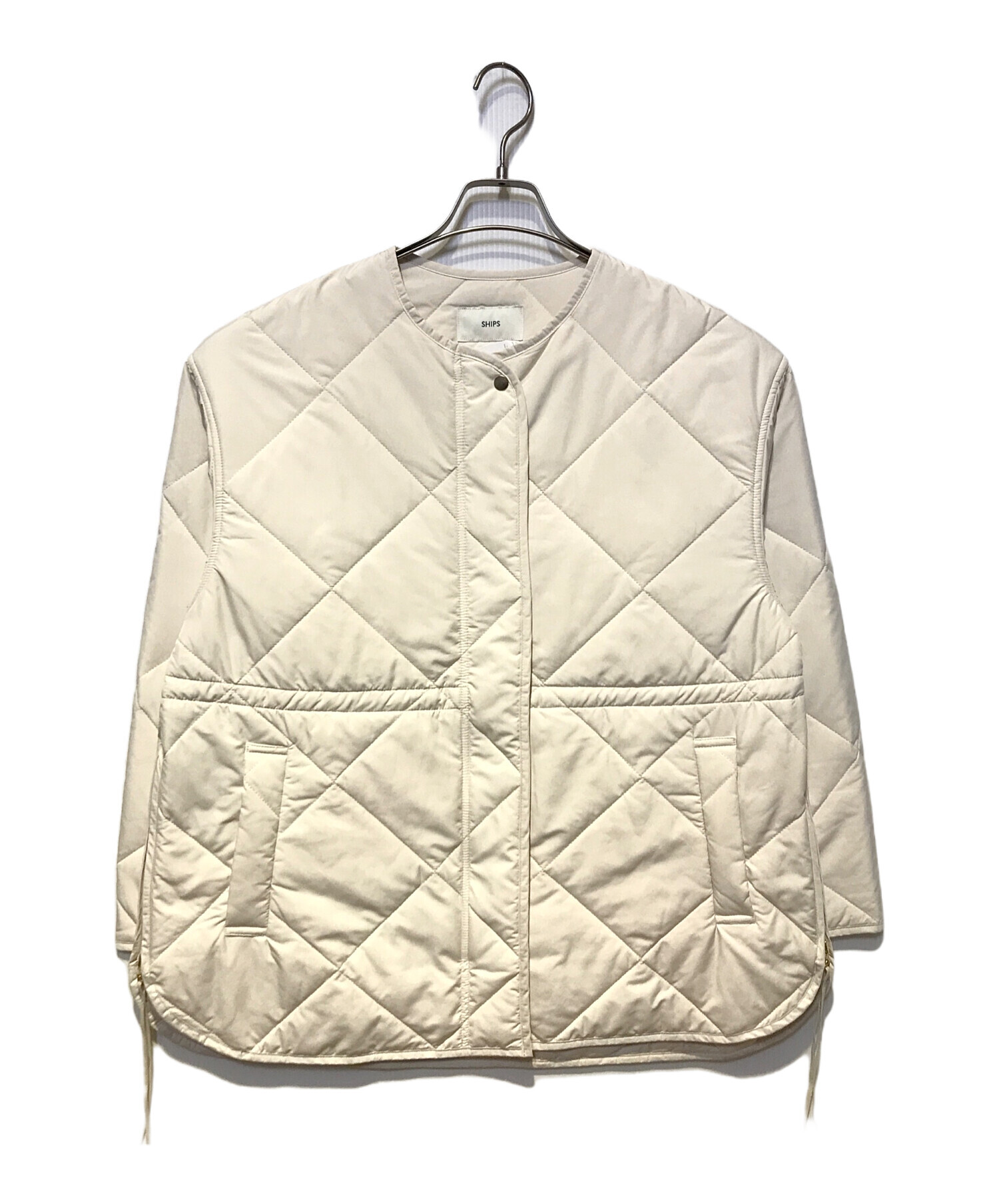 SHIPS キルティングサイドジップブルゾン 中古・古着通販】SHIPS (シップス) キルティング サイドジップ