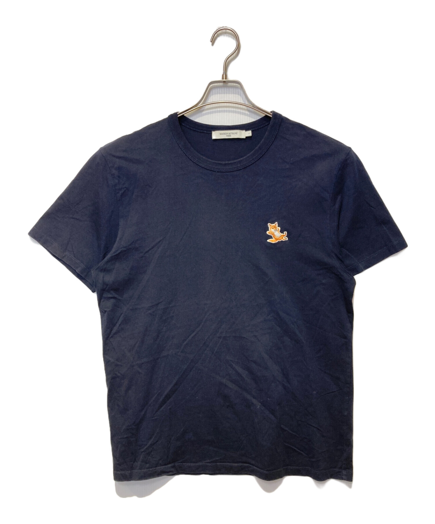中古・古着通販】maison kitsune (メゾンキツネ) チラックスロゴ T  