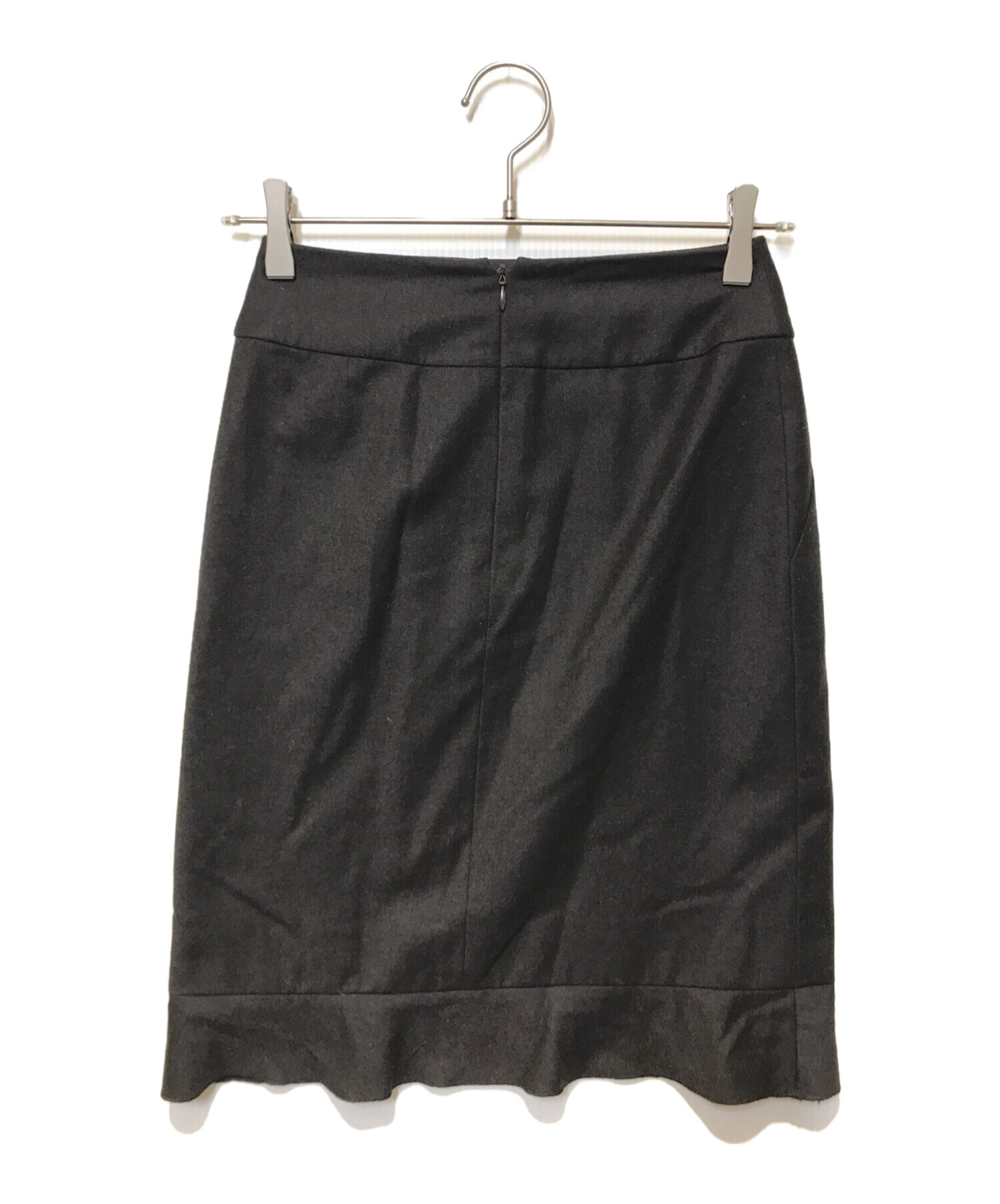 中古・古着通販】CHANEL (シャネル) カシミヤ混ウールスカート