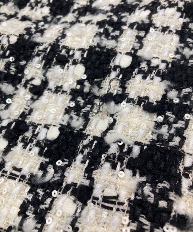 中古・古着通販】CHANEL (シャネル) スパンコールツイードタイト