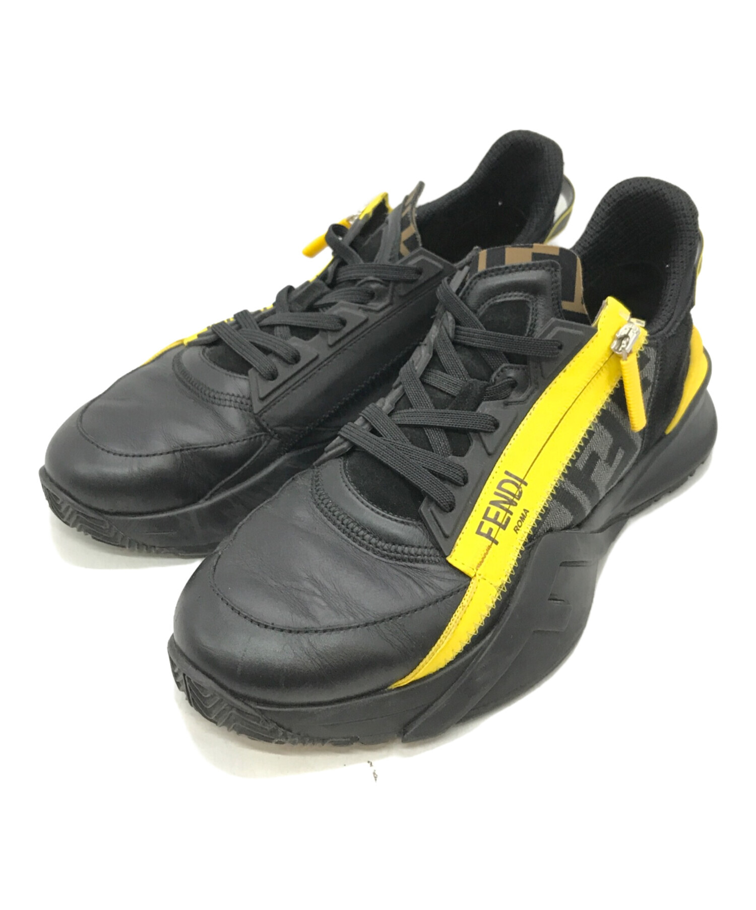 中古・古着通販】FENDI (フェンディ) ローカットスニーカー ブラック 