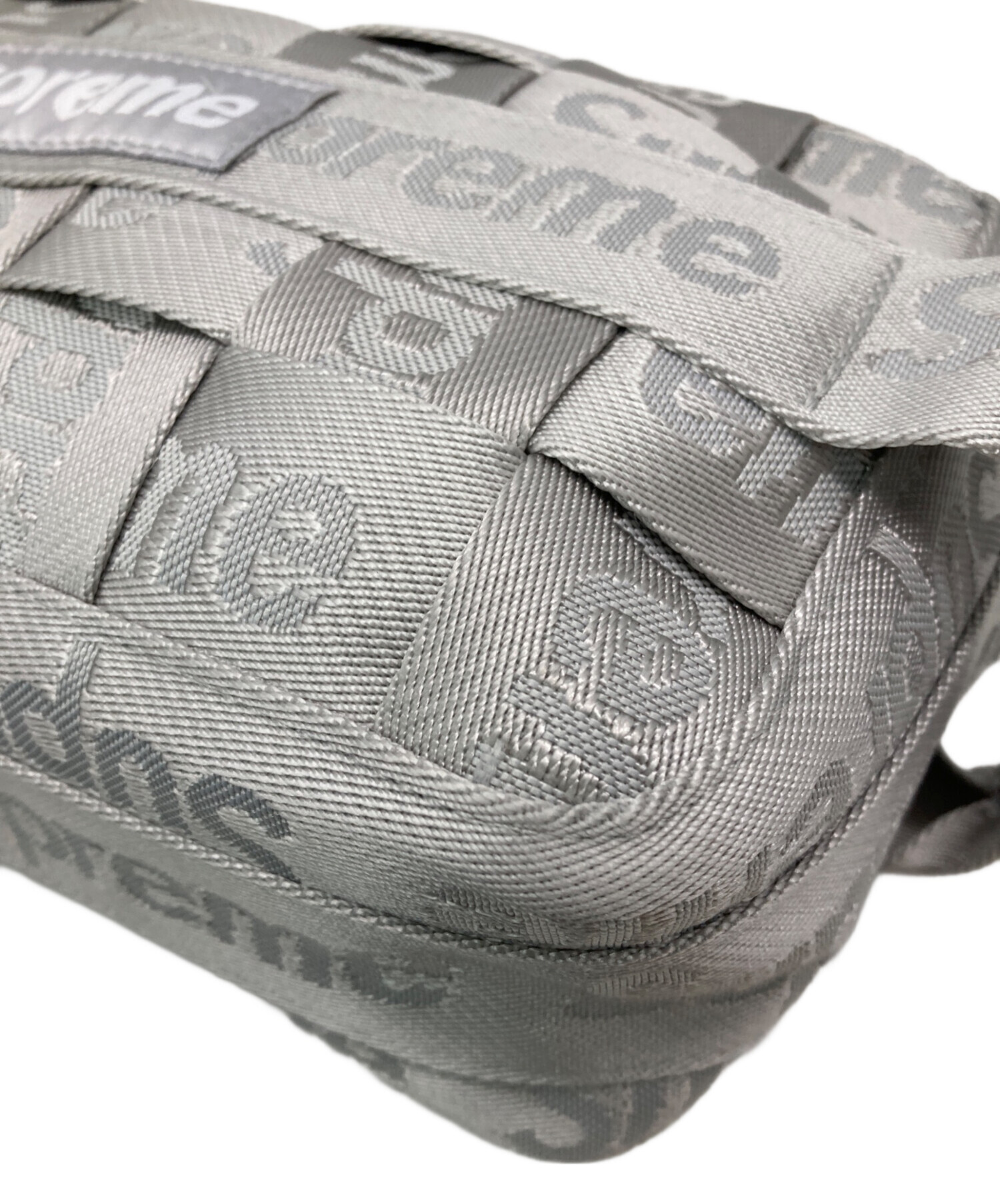 Supreme Woven shoulder bag grey 2024 SS Supreme ウーブンショルダー