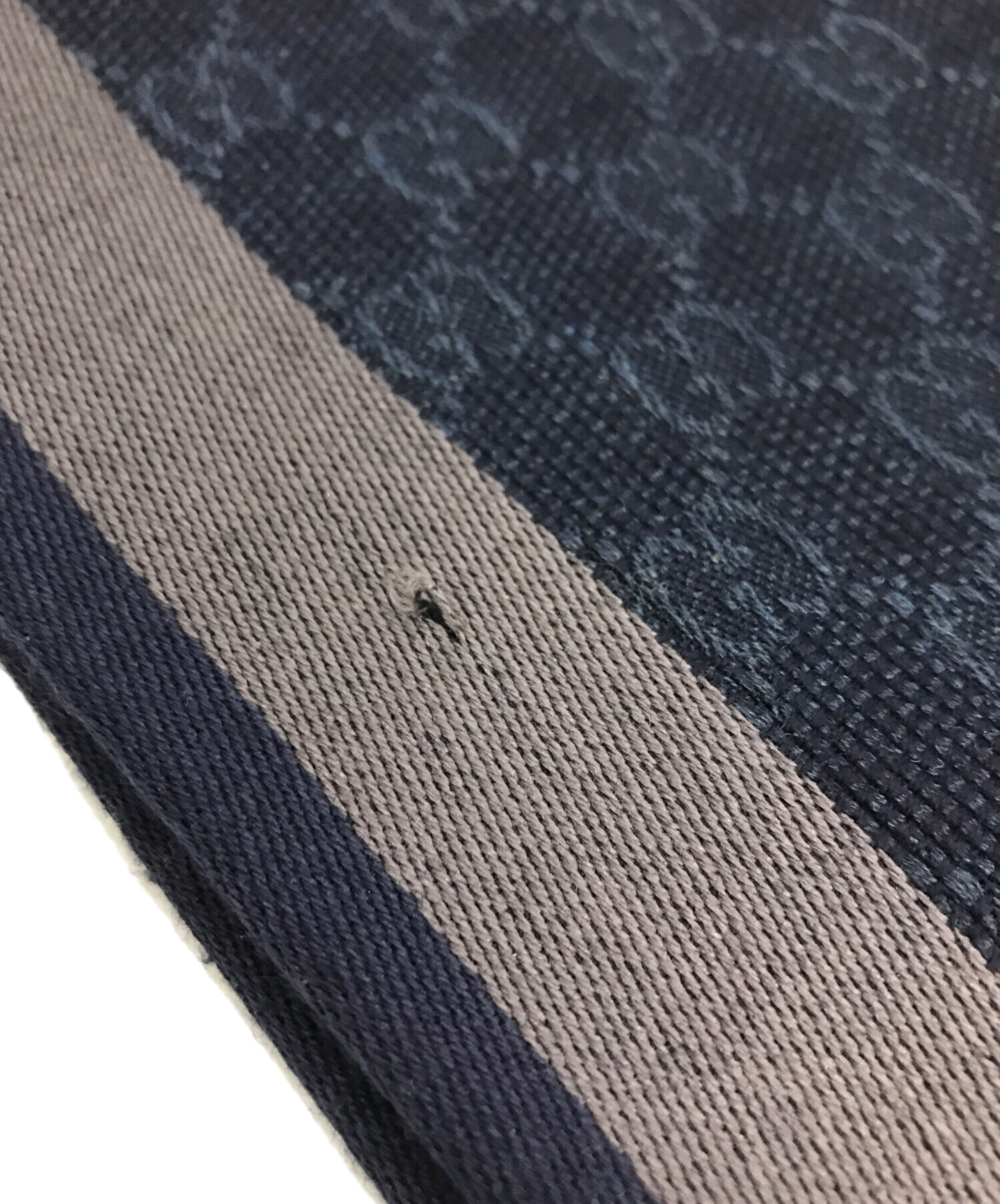 中古・古着通販】GUCCI (グッチ) GGウールシルクストール ブラウン