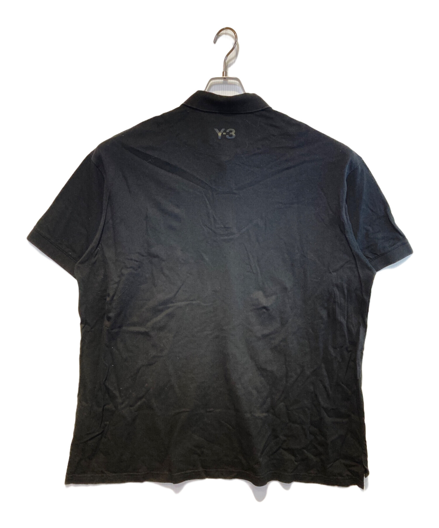 中古・古着通販】Y-3 (ワイスリー) ポロシャツ ブラック サイズ:L 