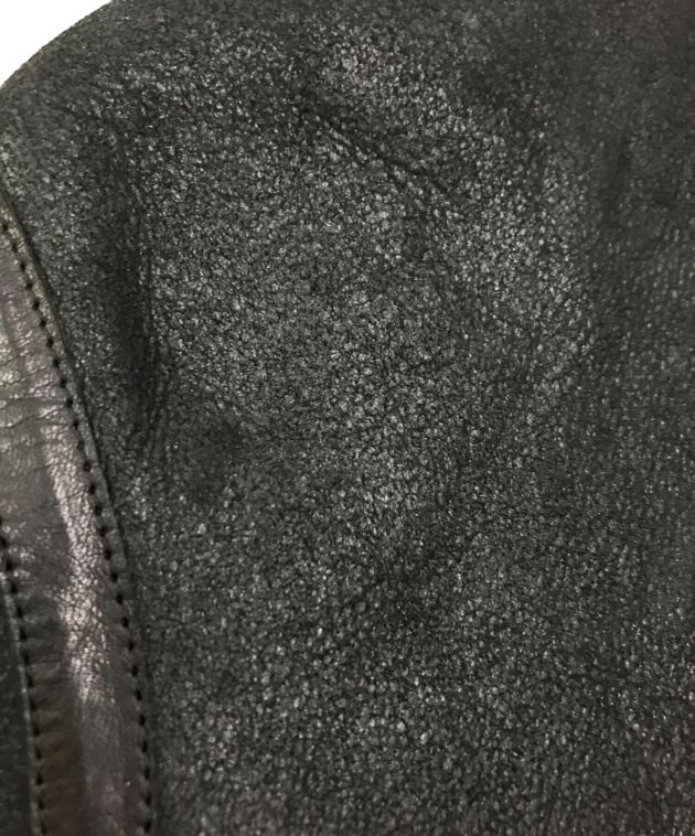 中古・古着通販】UNUSED (アンユーズド) ムートンジャケット ブラック