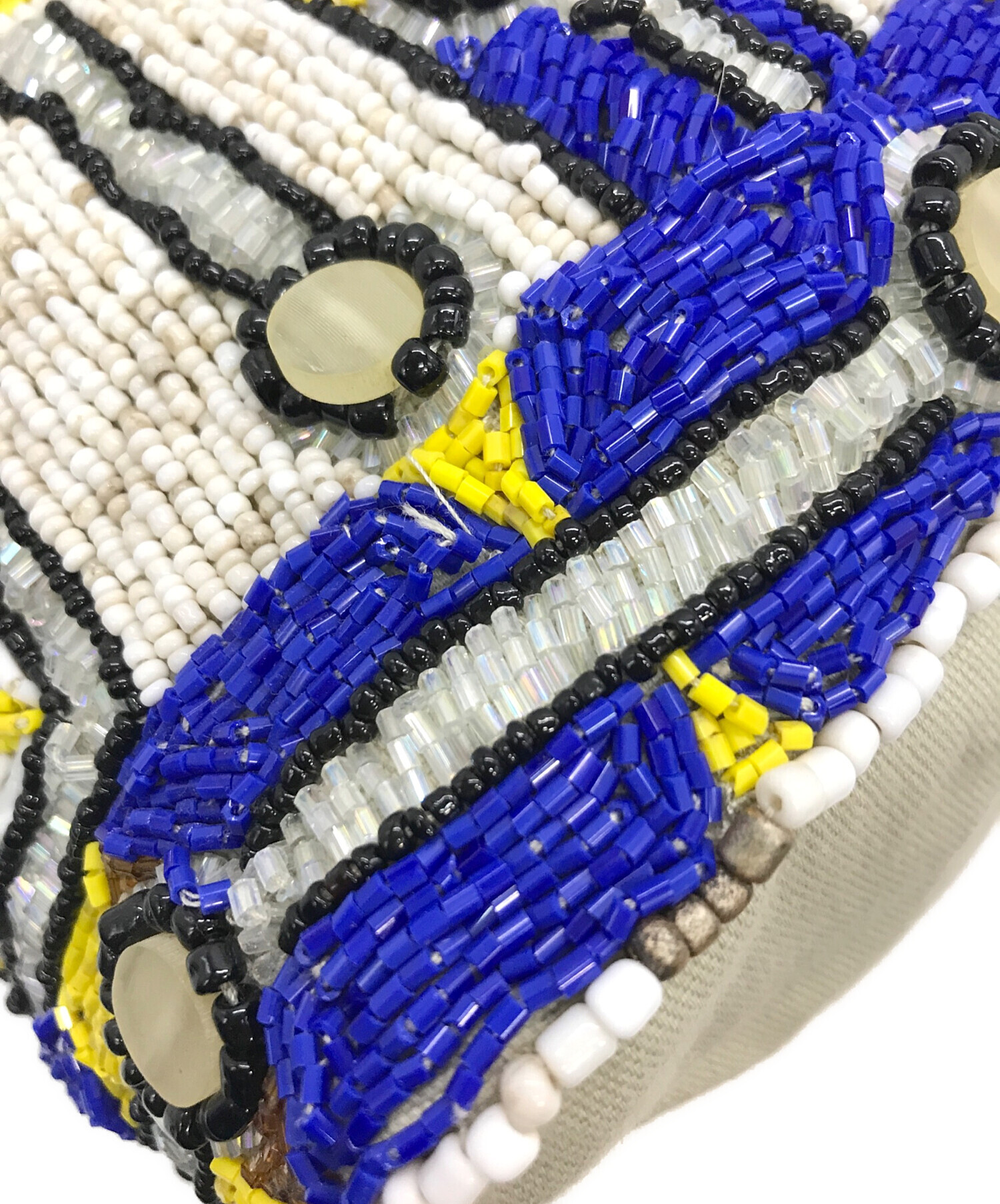 良品✨イマイエン ビーズバッグ ビジュー ミニバッグ ハンドバッグ