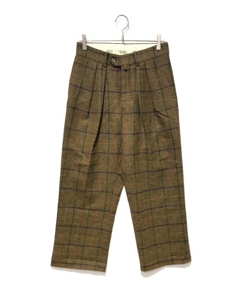 中古・古着通販】NEAT (ニート) ツイードパンツ ブラウン サイズ:下記