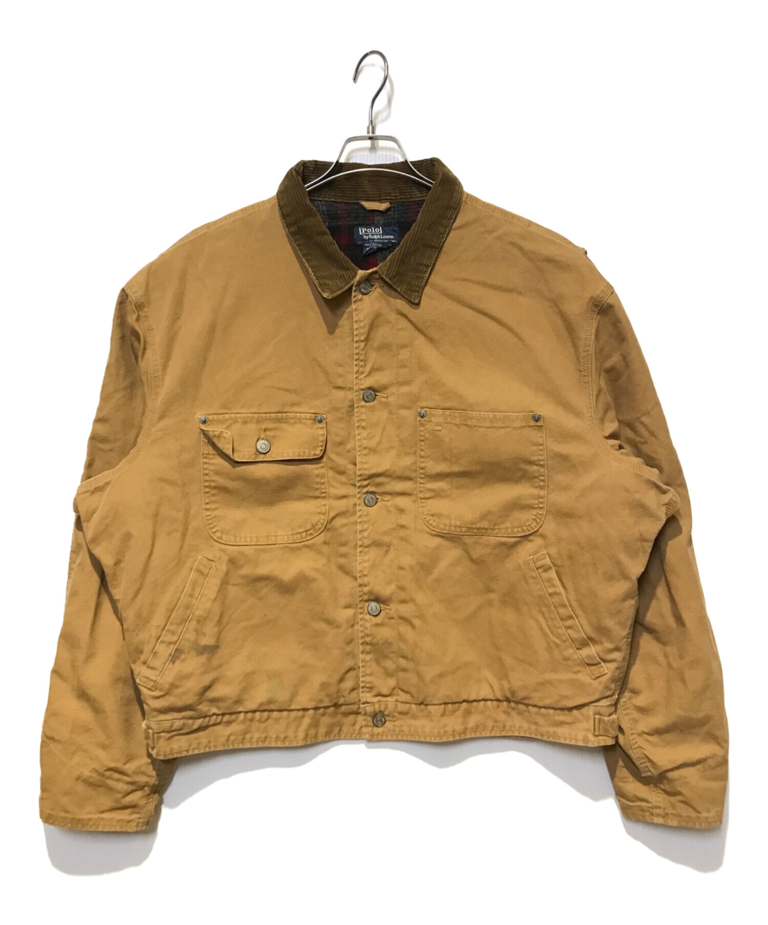 古着 Ralph Lauren ベージュ カバーオール｜