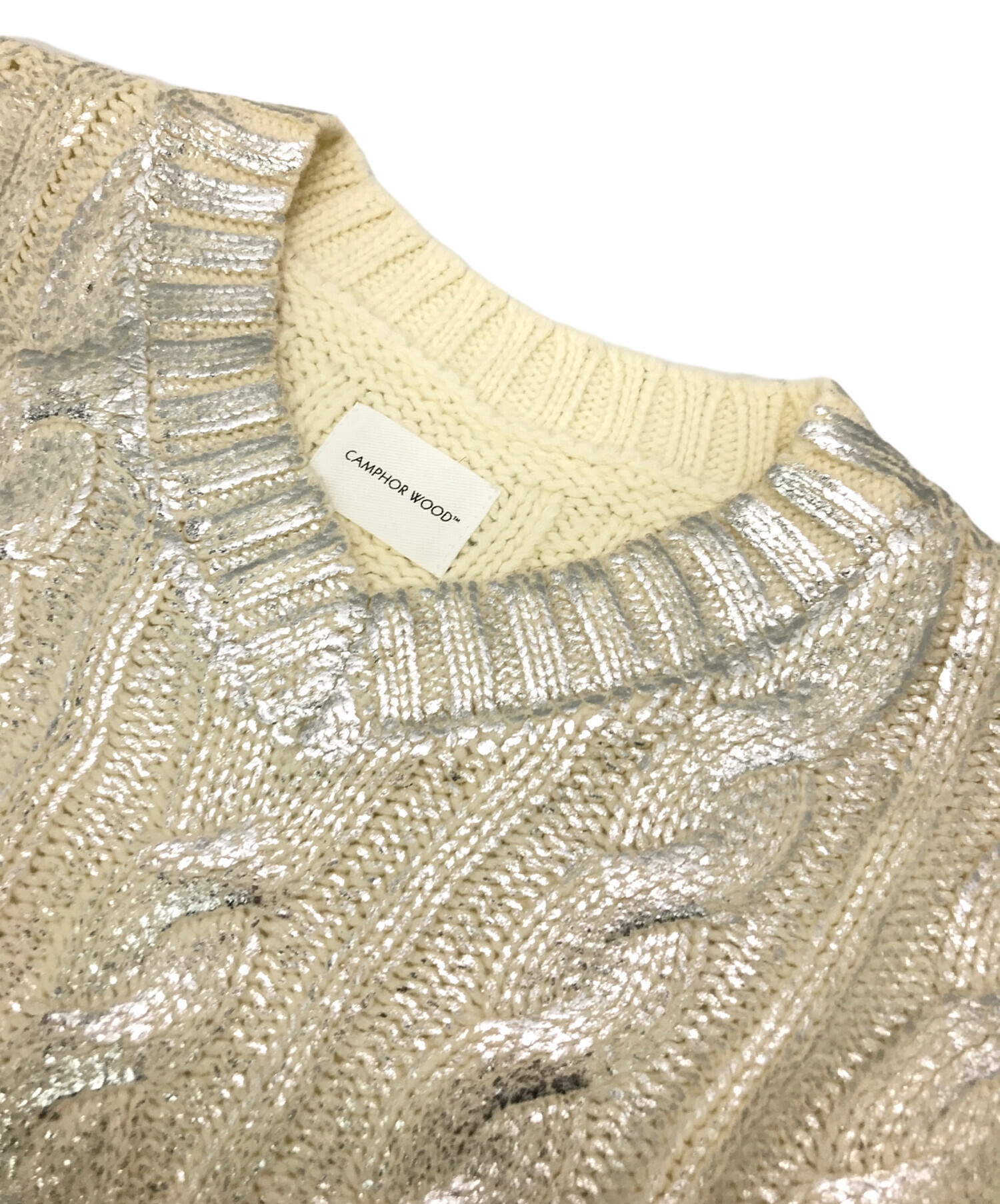 中古・古着通販】CAMPHOR WOOD (カンファーウッド) 銀箔加工