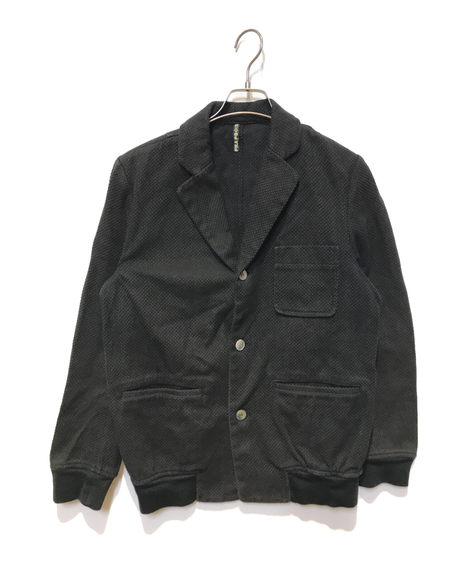 中古・古着通販】FRAPBOIS (フラボア) 刺し子ジャケット ブラック