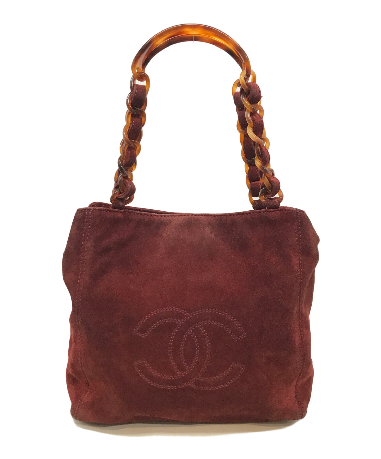 中古・古着通販】CHANEL (シャネル) プラチェーンスウェード 中古・古着通販】CHANEL (シャネル) プラチェーンスウェード