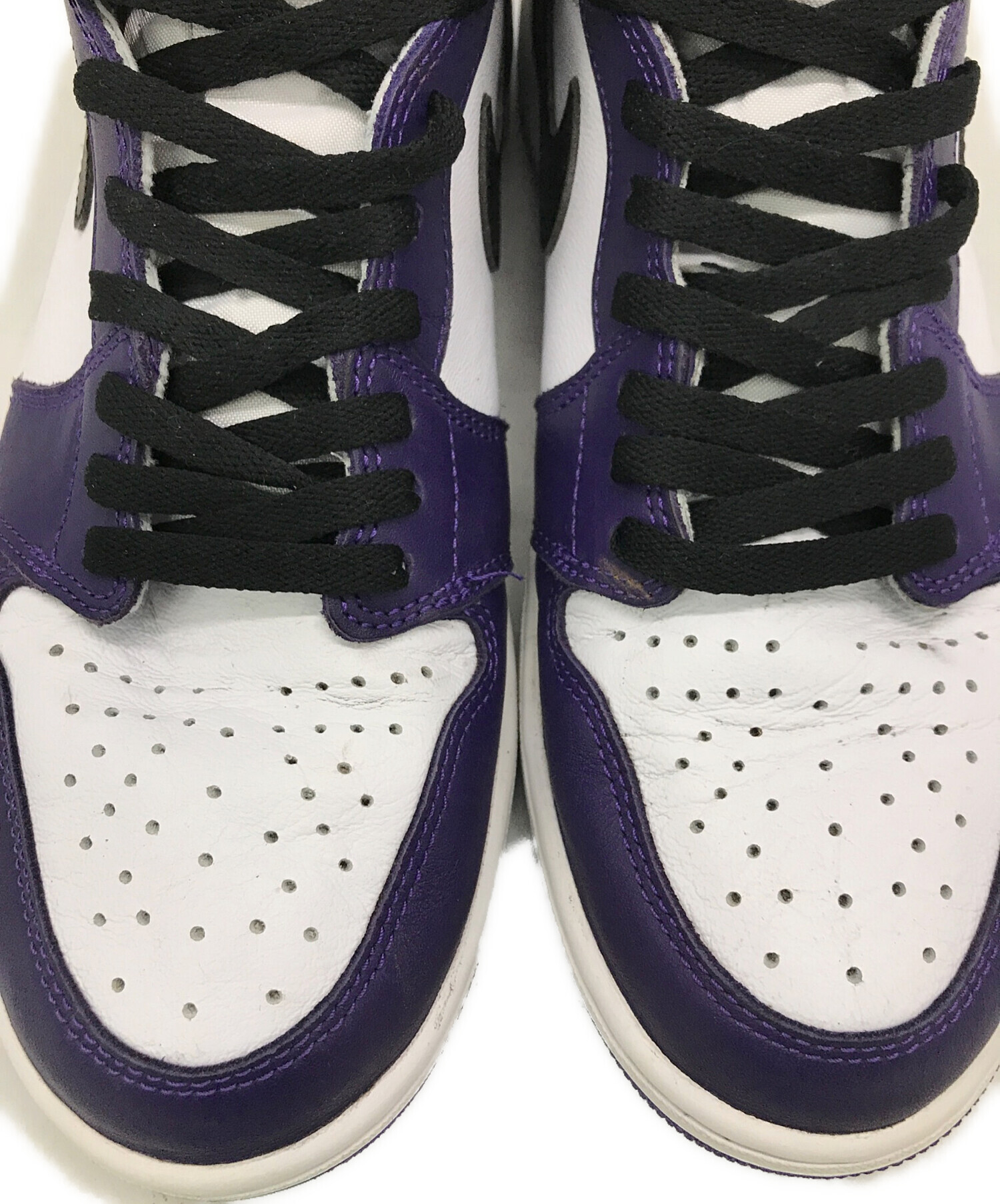 中古・古着通販】NIKE (ナイキ) ハイカットスニーカー パープル 