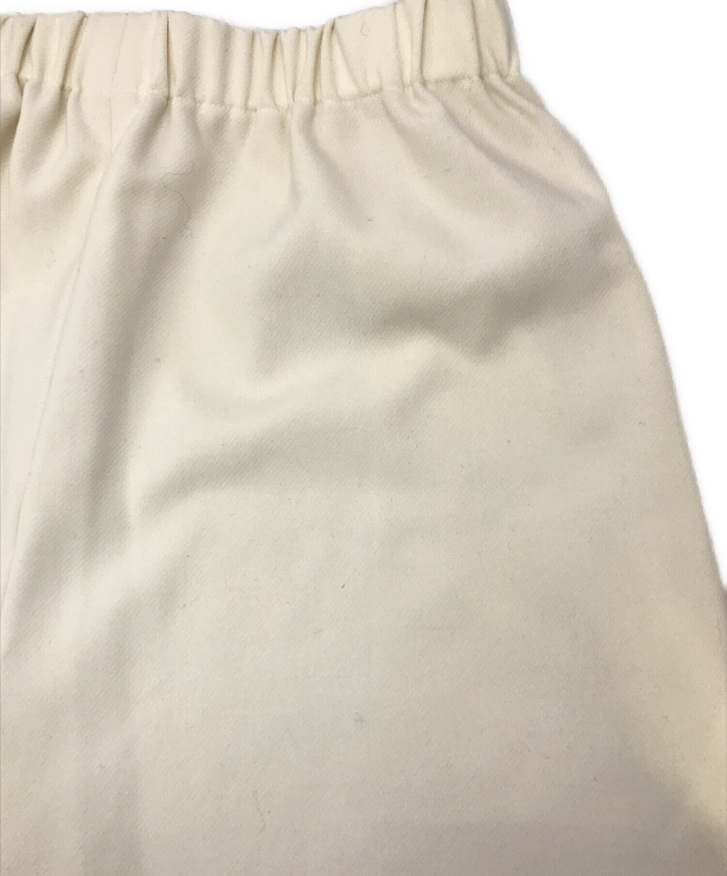 中古・古着通販】ENFOLD (エンフォルド) エッグパンツ ホワイト サイズ