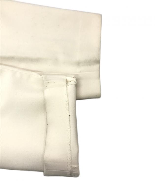 中古・古着通販】ENFOLD (エンフォルド) エッグパンツ ホワイト サイズ