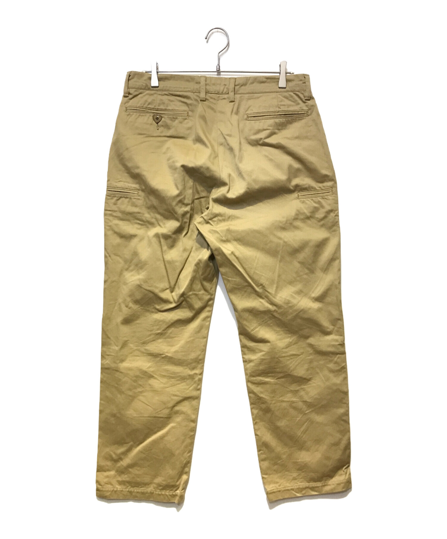 HUMAN MADE チノパン ベージュ HUMAN MADE (ヒューマンメイド) CHINO PANTS チノパンツ ジップフライ