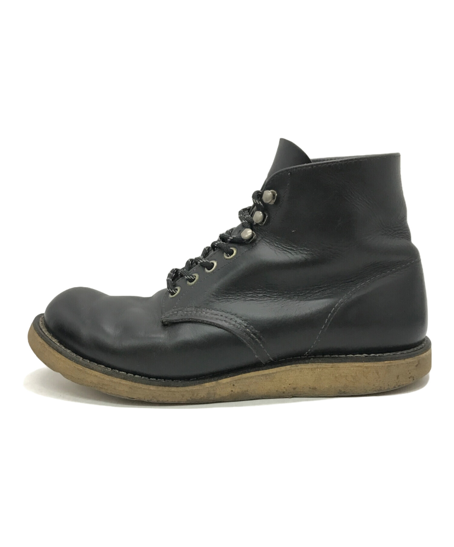 中古・古着通販】RED WING (レッドウィング) ブーツ ブラック サイズ:7  
