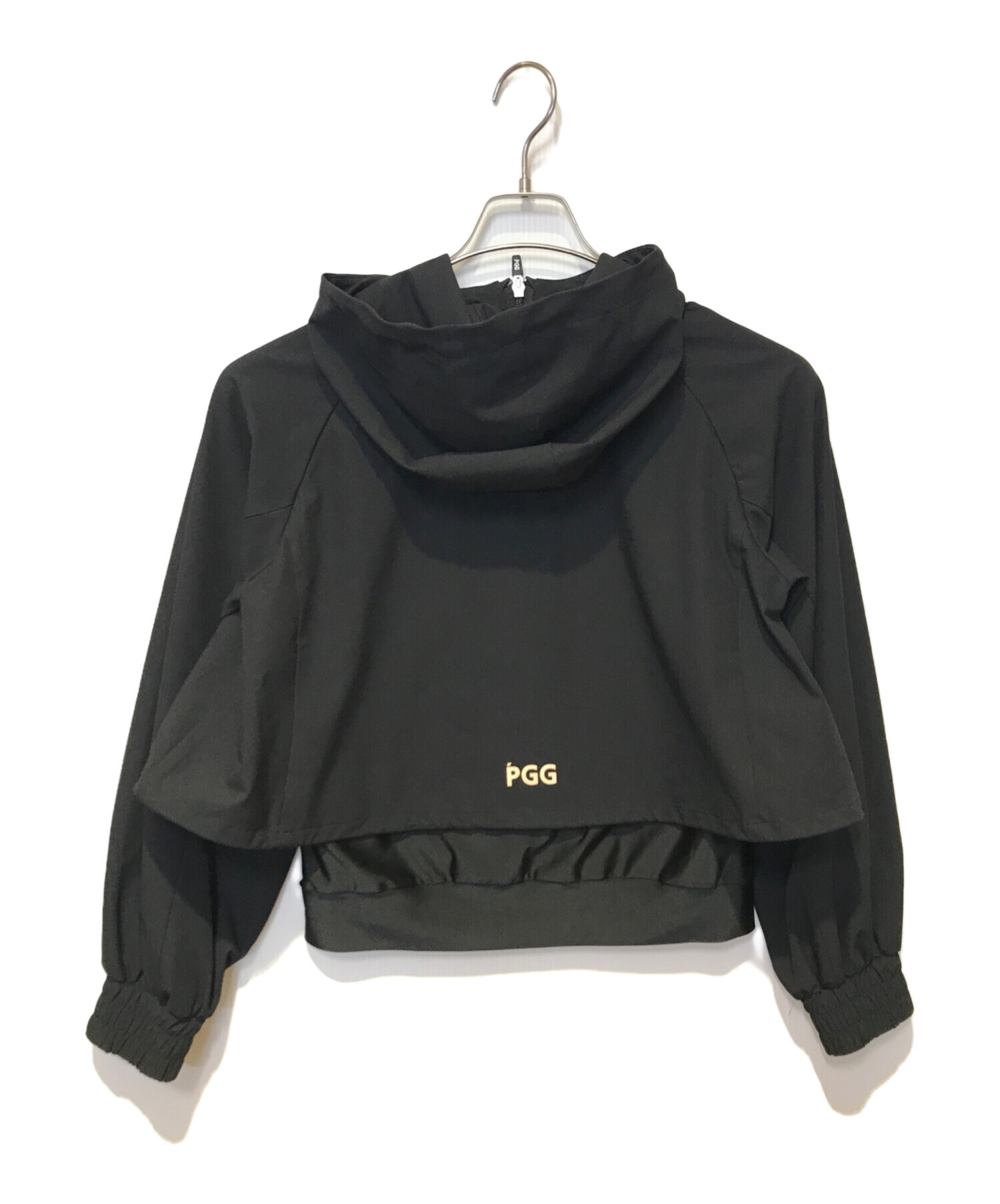 新品 PGG ミニワッフル2WAYストレッチ レイヤード風フーディブルゾン 中古・古着通販】PGG (ピージージー) ミニワッフル2WAYストレッチ