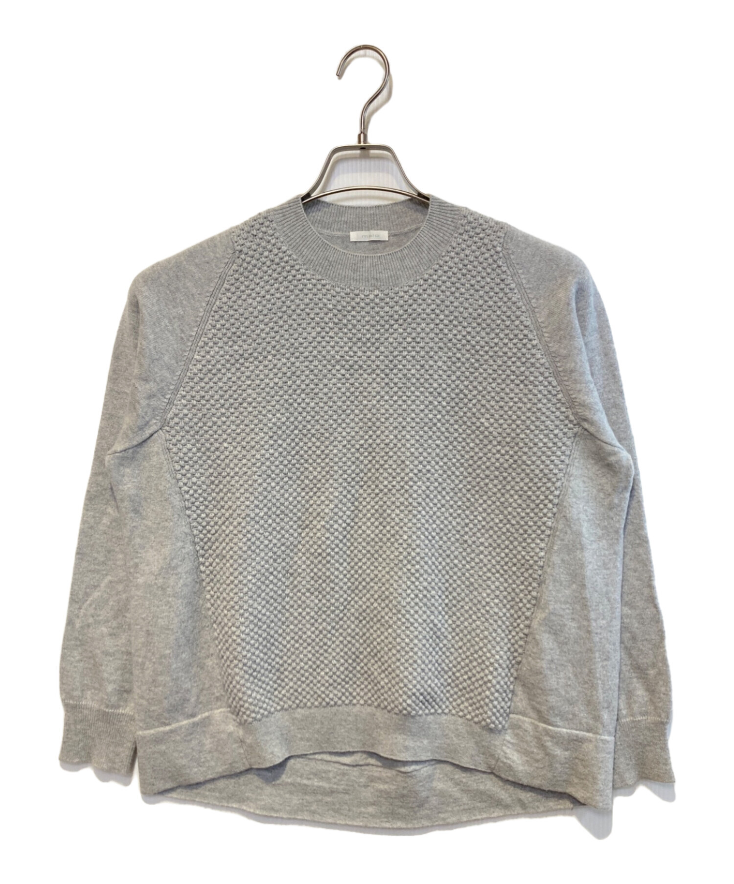 中古・古着通販】MALO (マーロ) カシミヤニット グレー サイズ:40