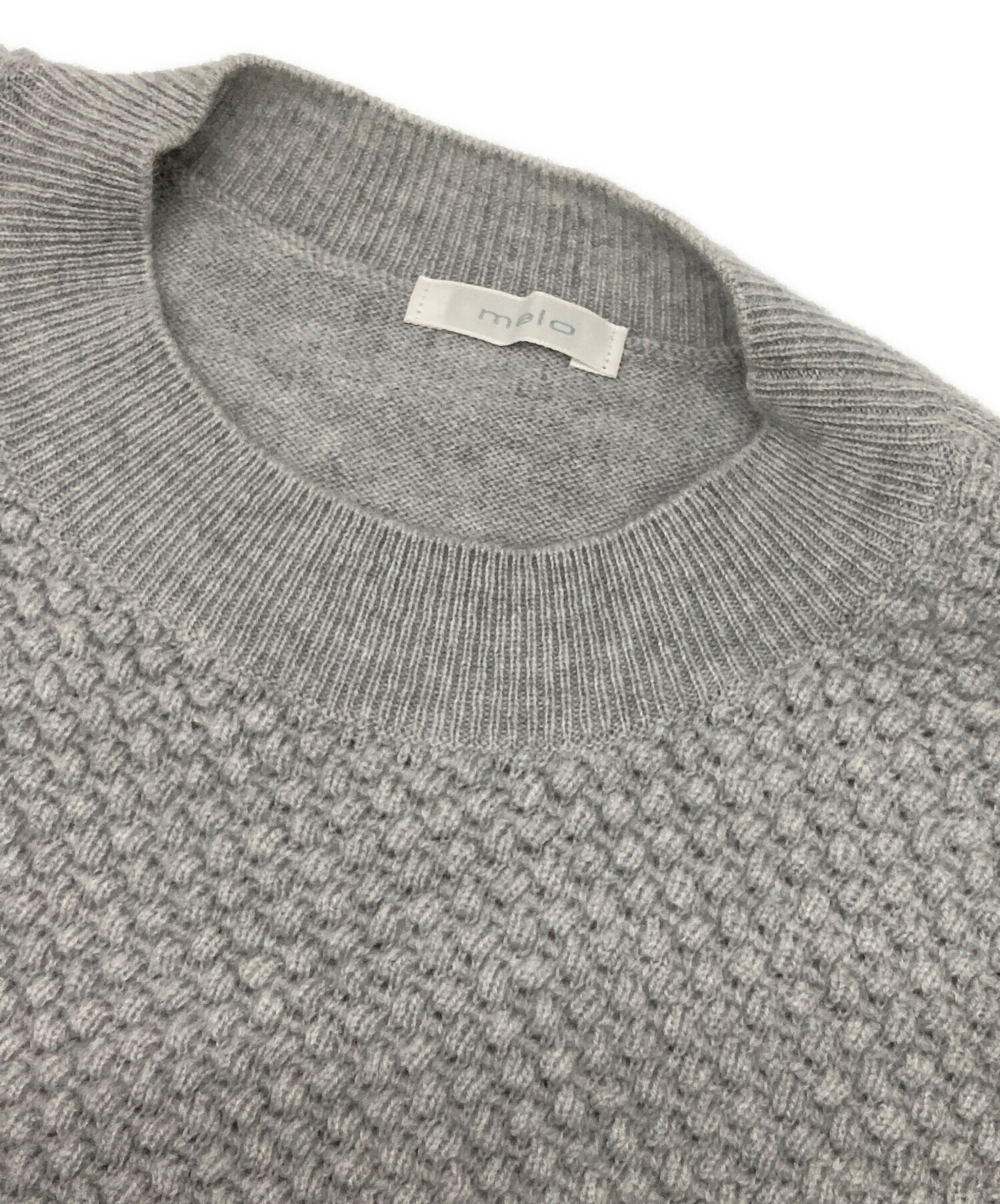 ★malo マーロ メンズ 極上カシミアニット　50 　　ダークグレー 中古・古着通販】MALO (マーロ) カシミヤニット グレー サイズ:40