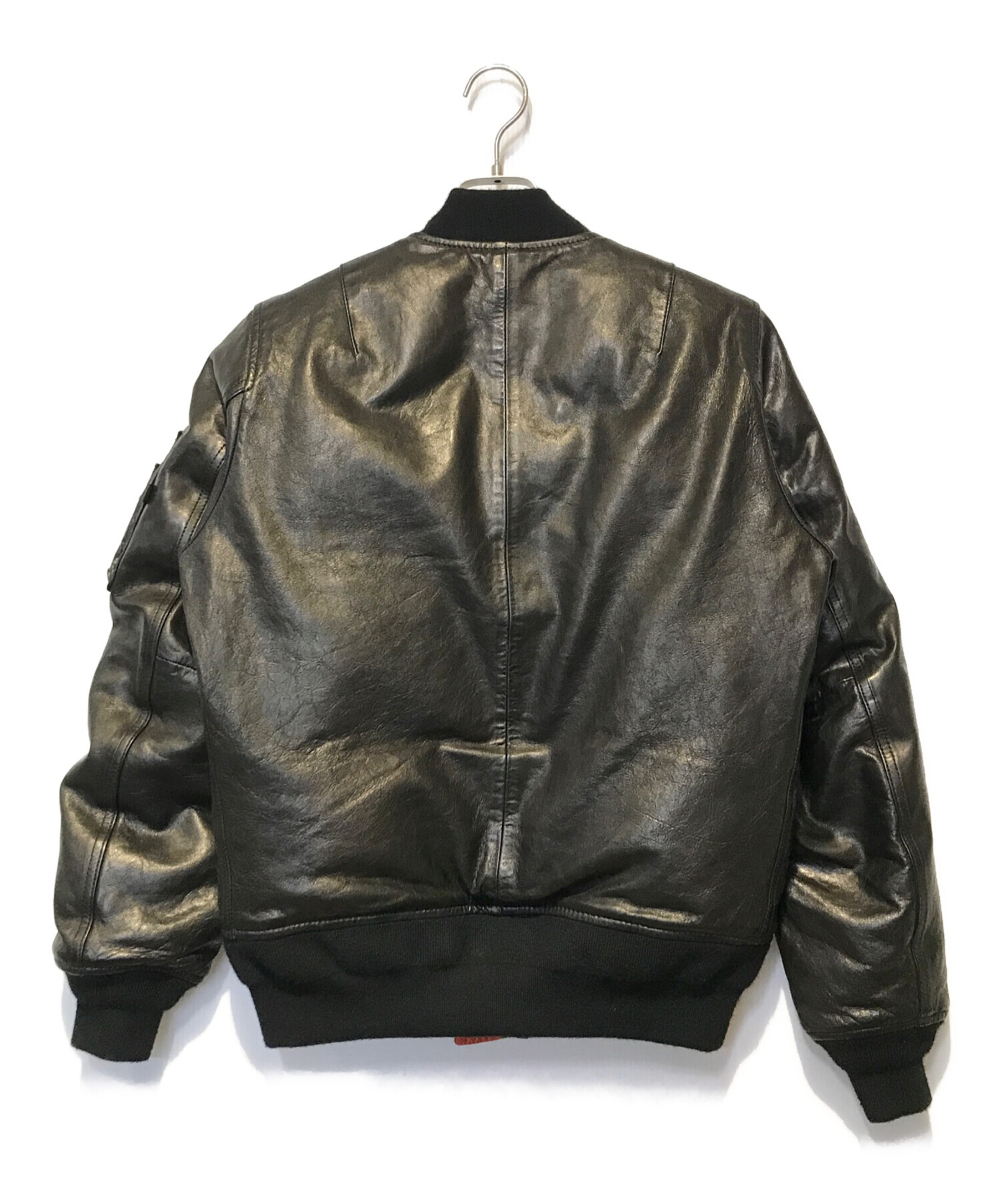 中古・古着通販】ALPHA (アルファ) シープスキン MA-1 ダウン 