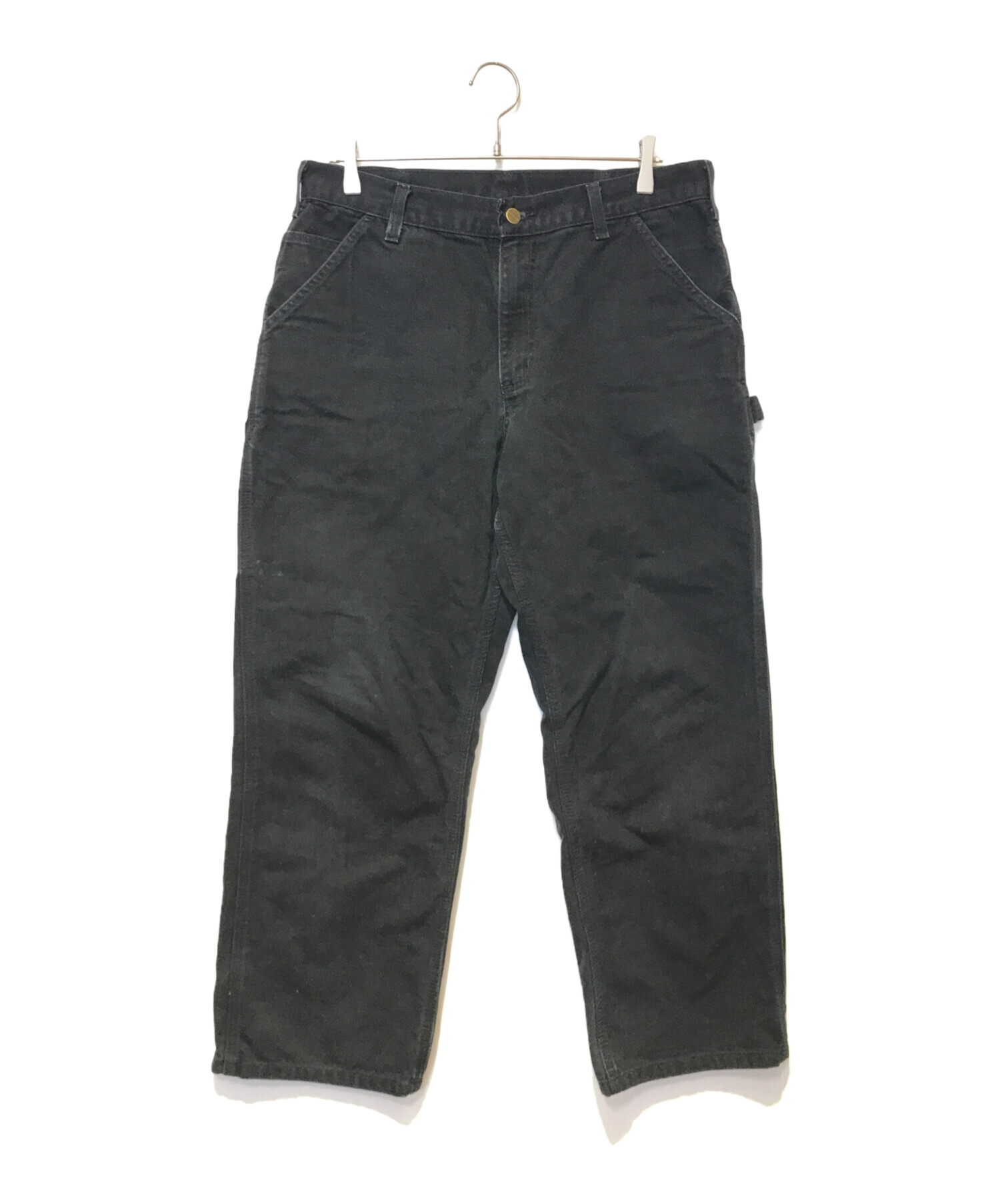 マ*】様 Carhartt ペインターパンツ ブラック Carhartt(カーハート) / ダブルニーペインターパンツ/34