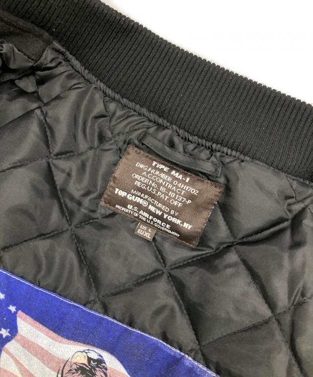 中古・古着通販】TOPGUN (トップガン) スタジャン ブラック サイズ:XL