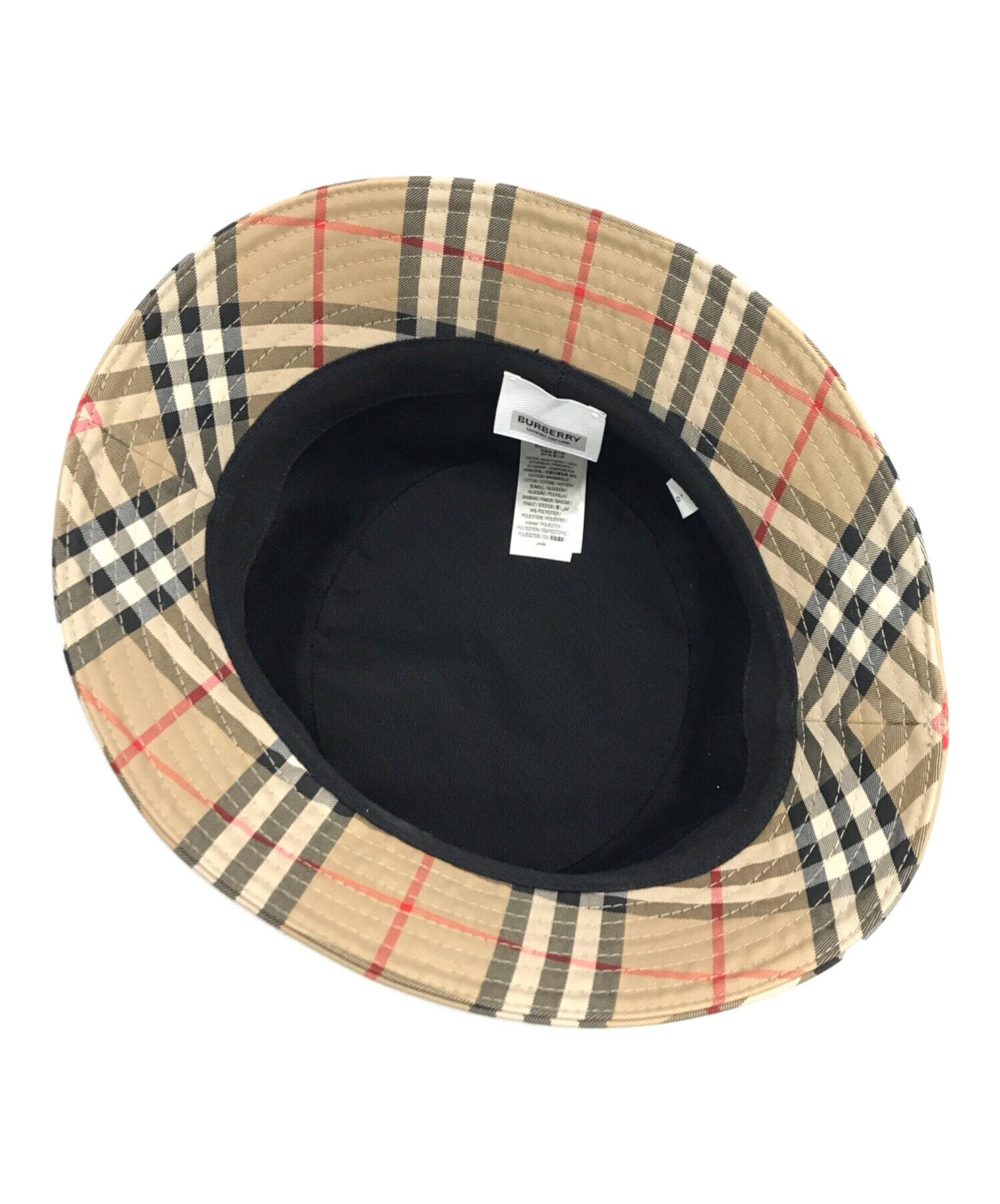 中古・古着通販】BURBERRY (バーバリー) バケットハット ベージュ 