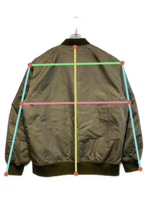 未使用　BEAMS MA-1 Lサイズ　OLIVE Amazon.co.jp: [ビームス] ブルゾン MA-1 メンズ OLIVE S
