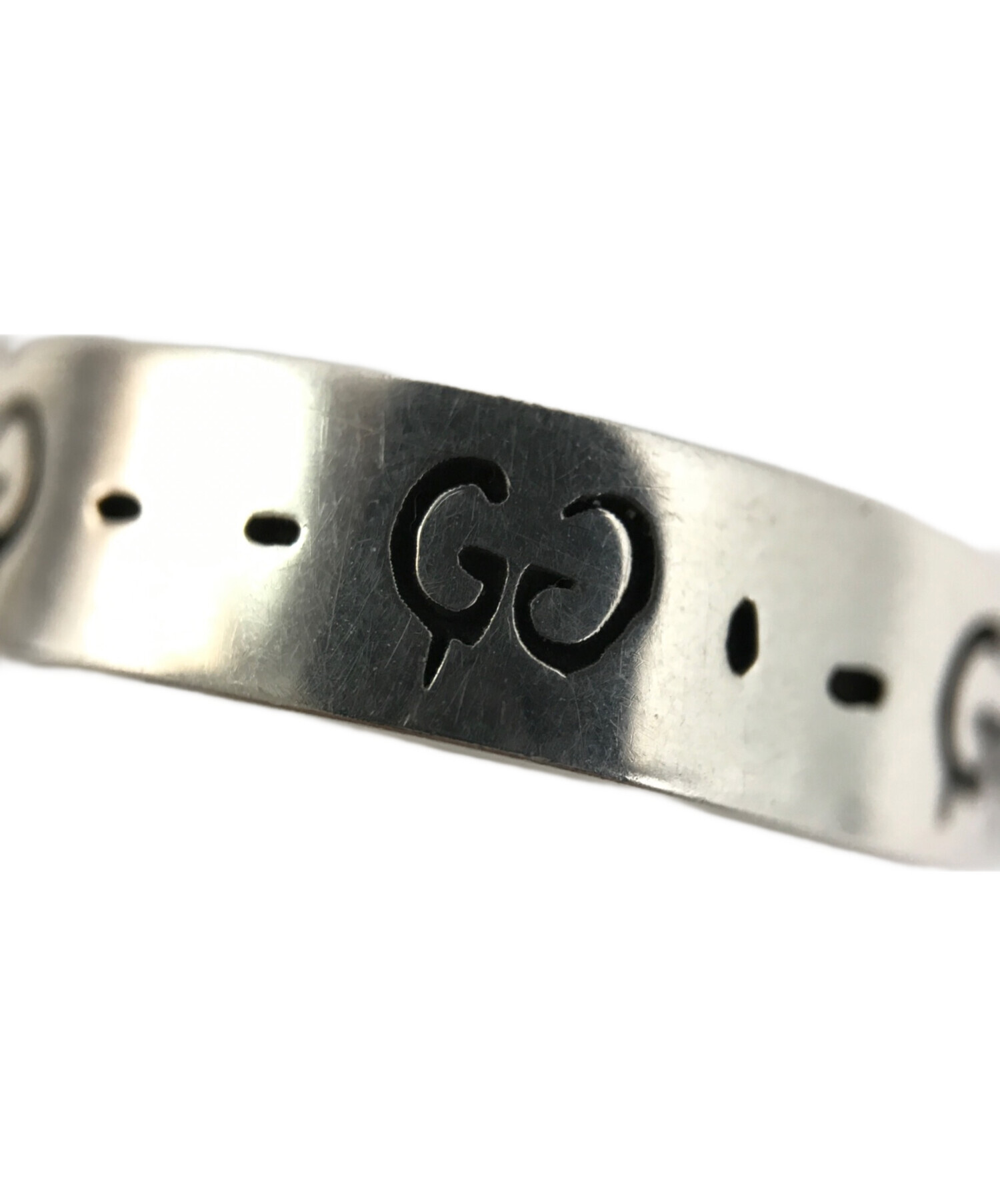 中古・古着通販】GUCCI (グッチ) グッチゴーストシルバーリング サイズ 