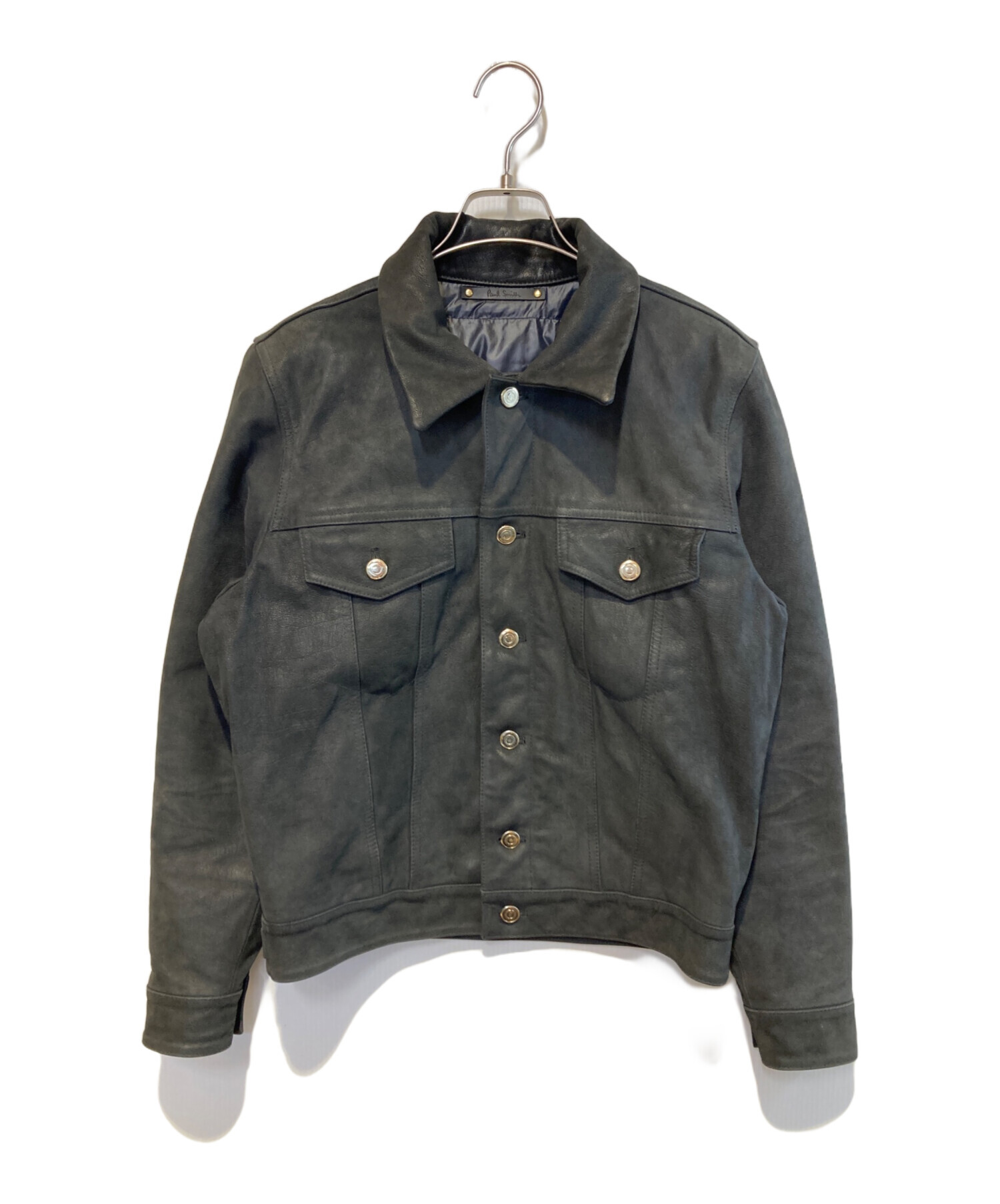 中古・古着通販】PAUL SMITH (ポールスミス) レザーダウントラッカー