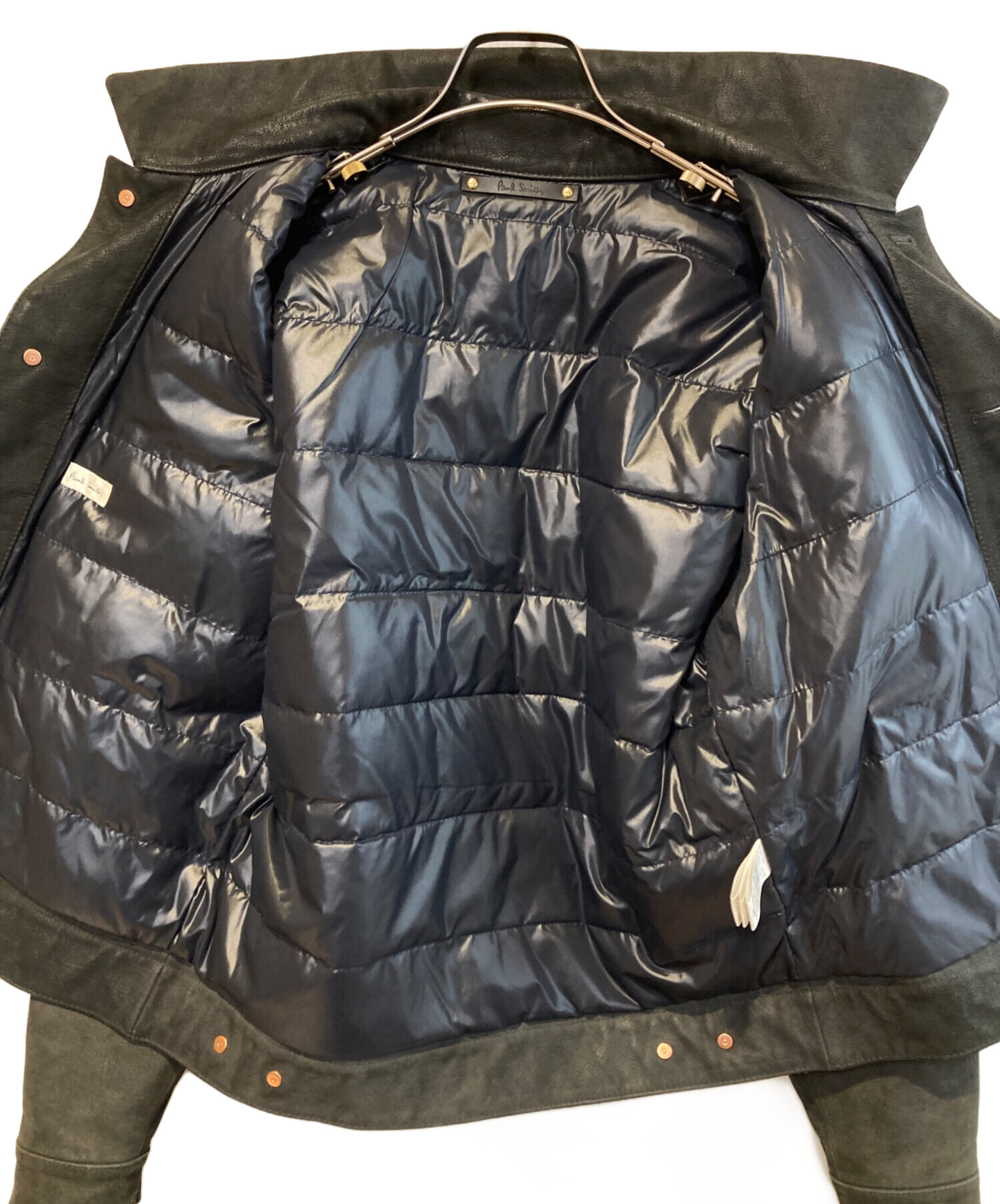 中古・古着通販】PAUL SMITH (ポールスミス) レザーダウントラッカー