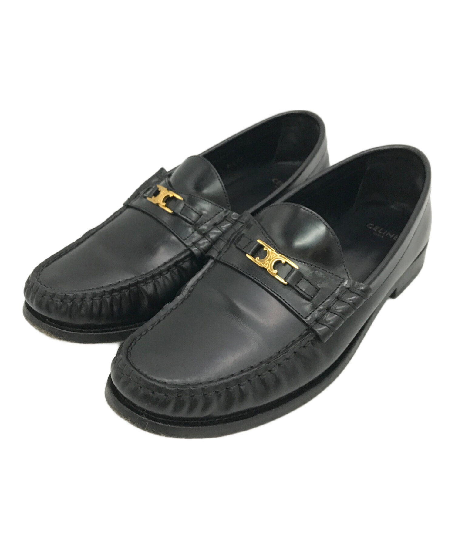 中古・古着通販】CELINE (セリーヌ) トリオンフビットローファー