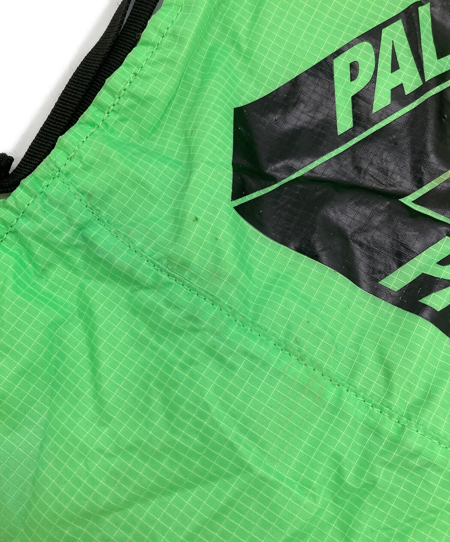 PALACE ナップザック 中古・古着通販】PALACE (パレス) GYM SACK ナップサック グリーン