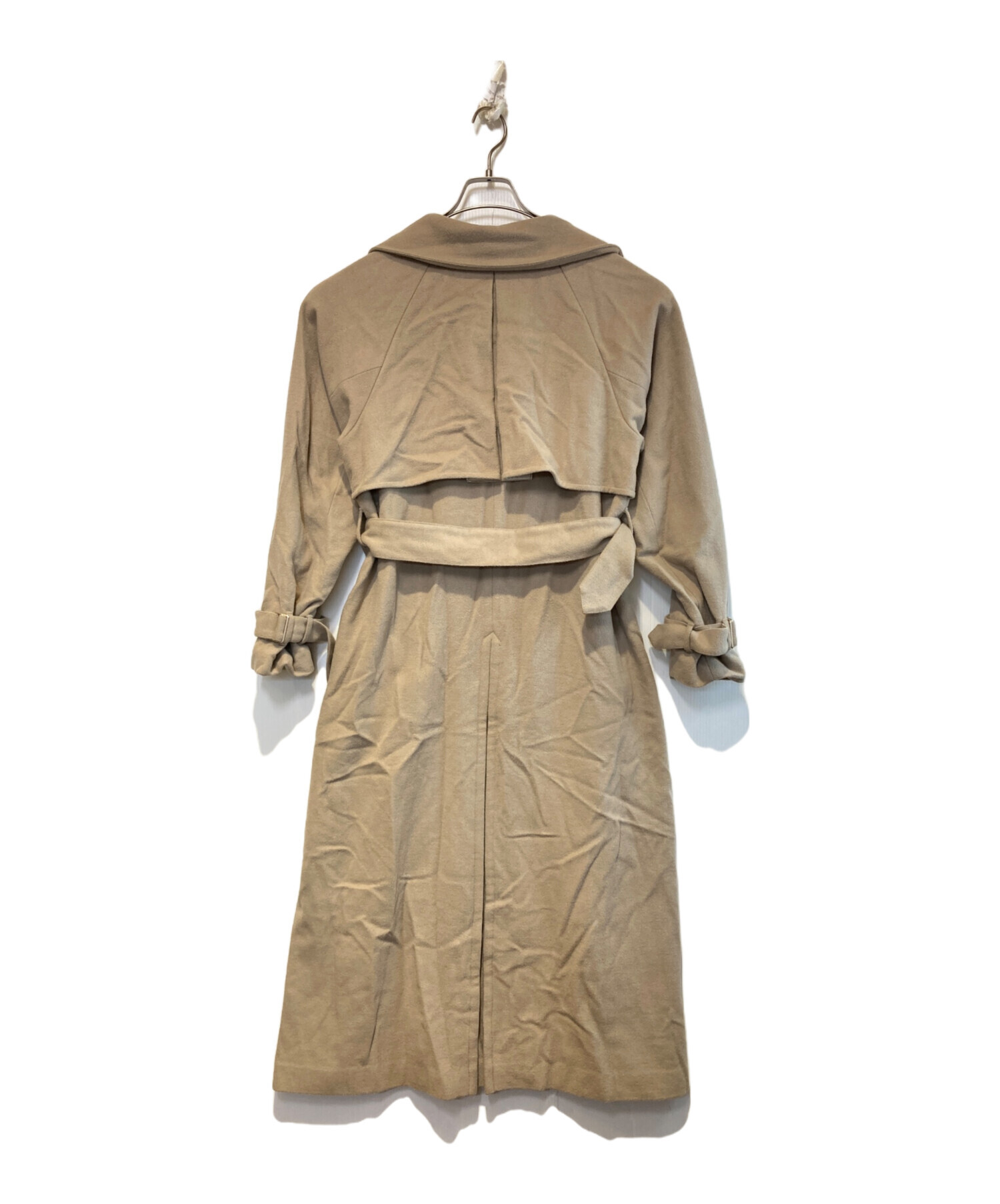 中古・古着通販】anuans (アニュアンス) ウールロングトレンチコート