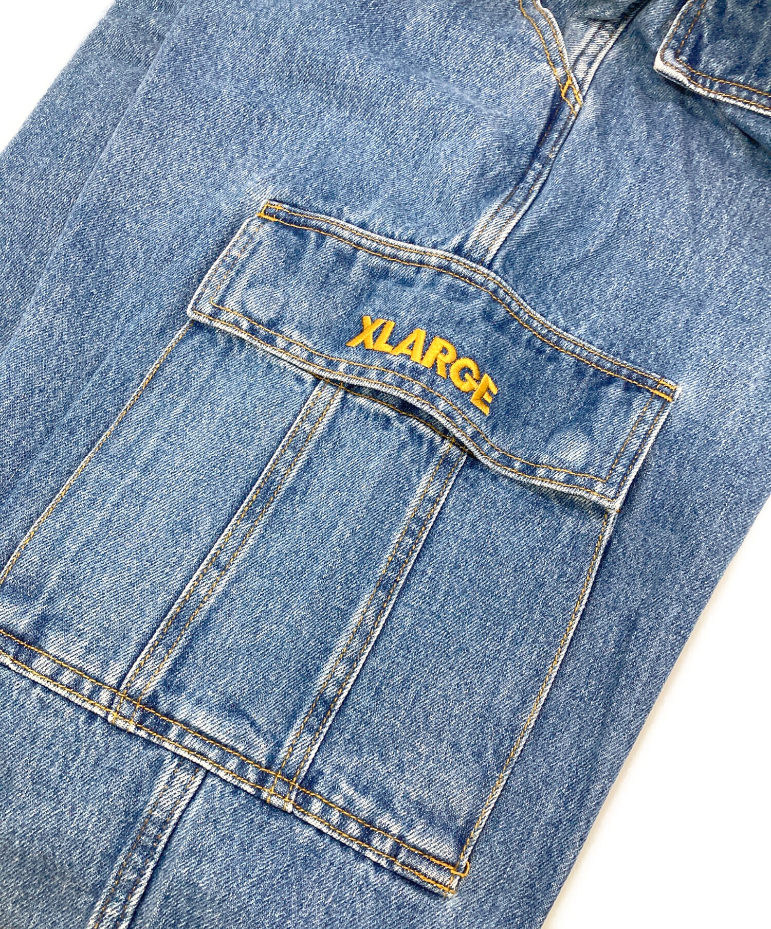 中古・古着通販】X-LARGE (エクストララージ) デニムカーゴパンツ 