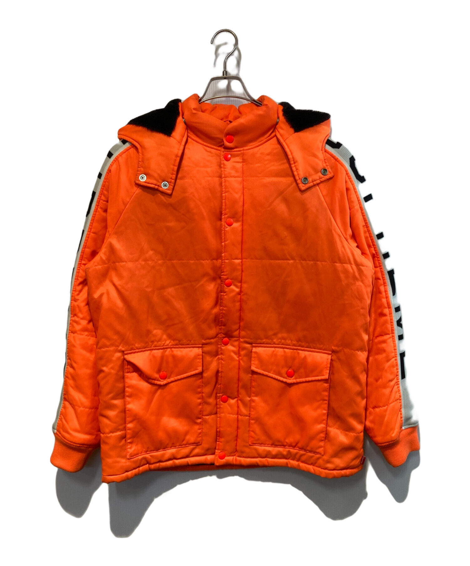 SUPREME オレンジ フード付きジャケット 中古・古着通販】SUPREME (シュプリーム) Daytona Pile Lined Jacket