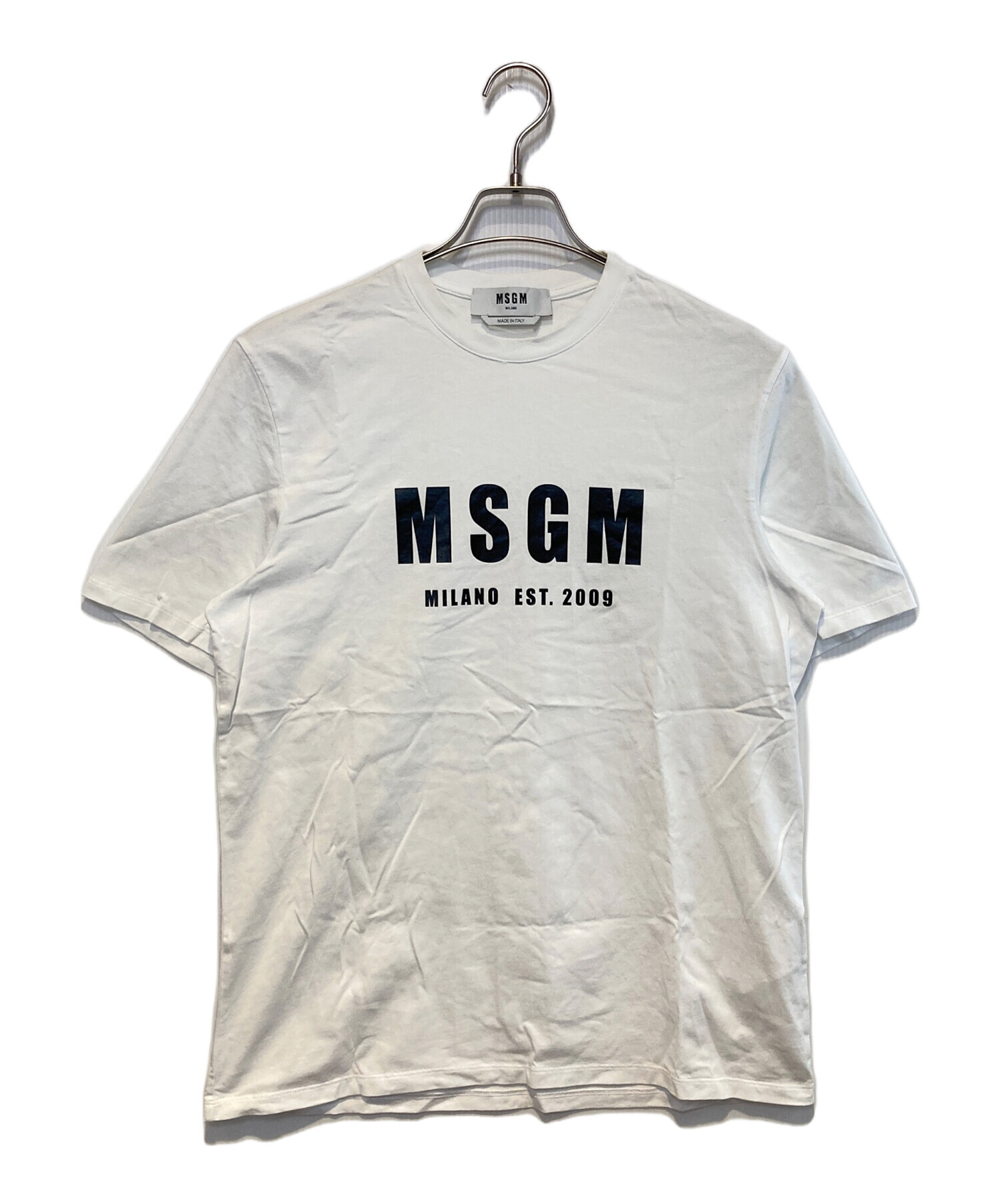 中古・古着通販】MSGM (エムエスジーエム) ロゴプリントTシャツ 