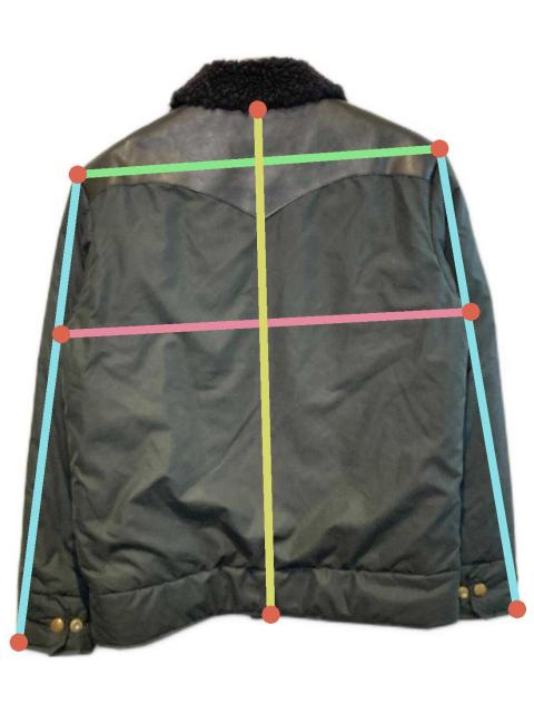 中古・古着通販】CALEE (キャリー) 襟ボアレザーヨーク中綿ウエスタン